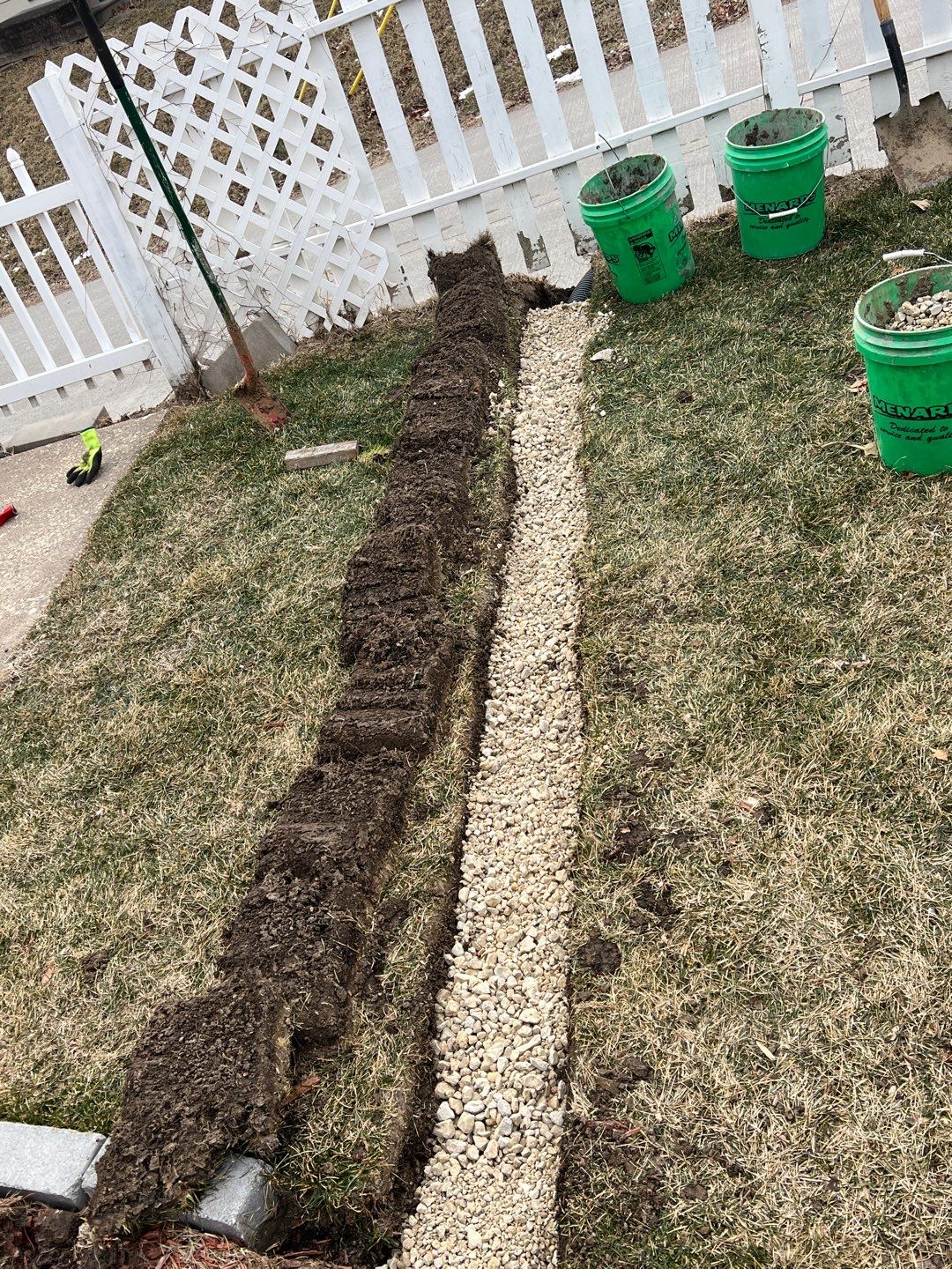 Bowing Wall using Fortress Invisibeams  by ACE Waterproofing & Basement Solutions