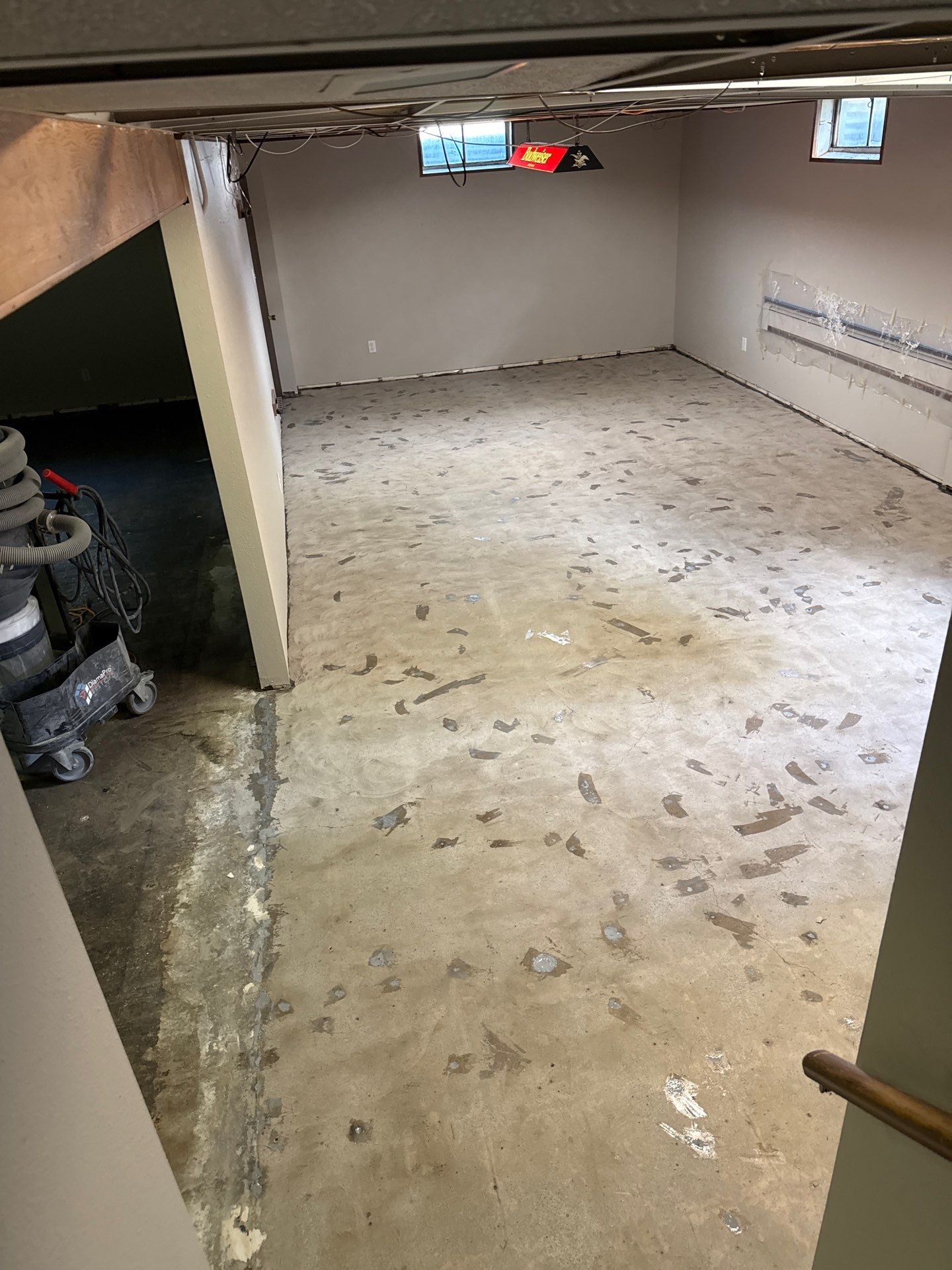 Basement Concrete Floor Coating and Restoration in Boone by Revival Concrete Coatings