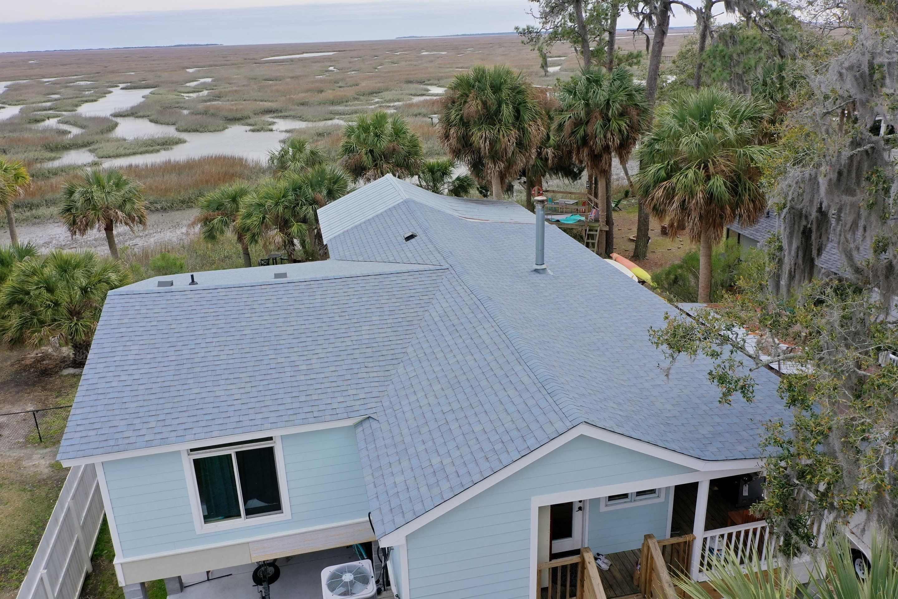 Roof Replacement using Atlas Pinnacle Sun - Cool Surf by Rainstoppers Roofing