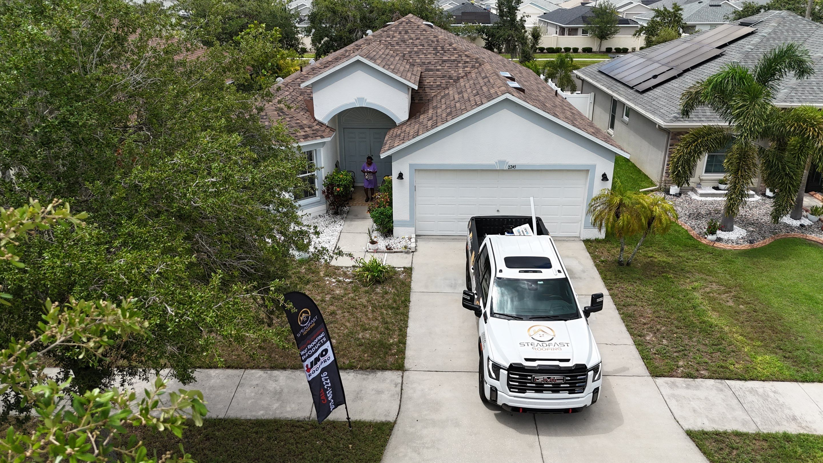 Roof Replacement in Ruskin, FL by Steadfast Roofing 