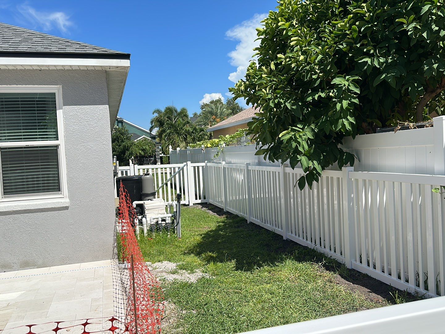 Vinyl Fence Installation using Vinyl Picket Fence by Asap fence and gates, LLC