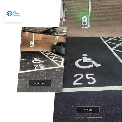 Car park cleaning using Honda 15lpm Low Pressure Washing Machine