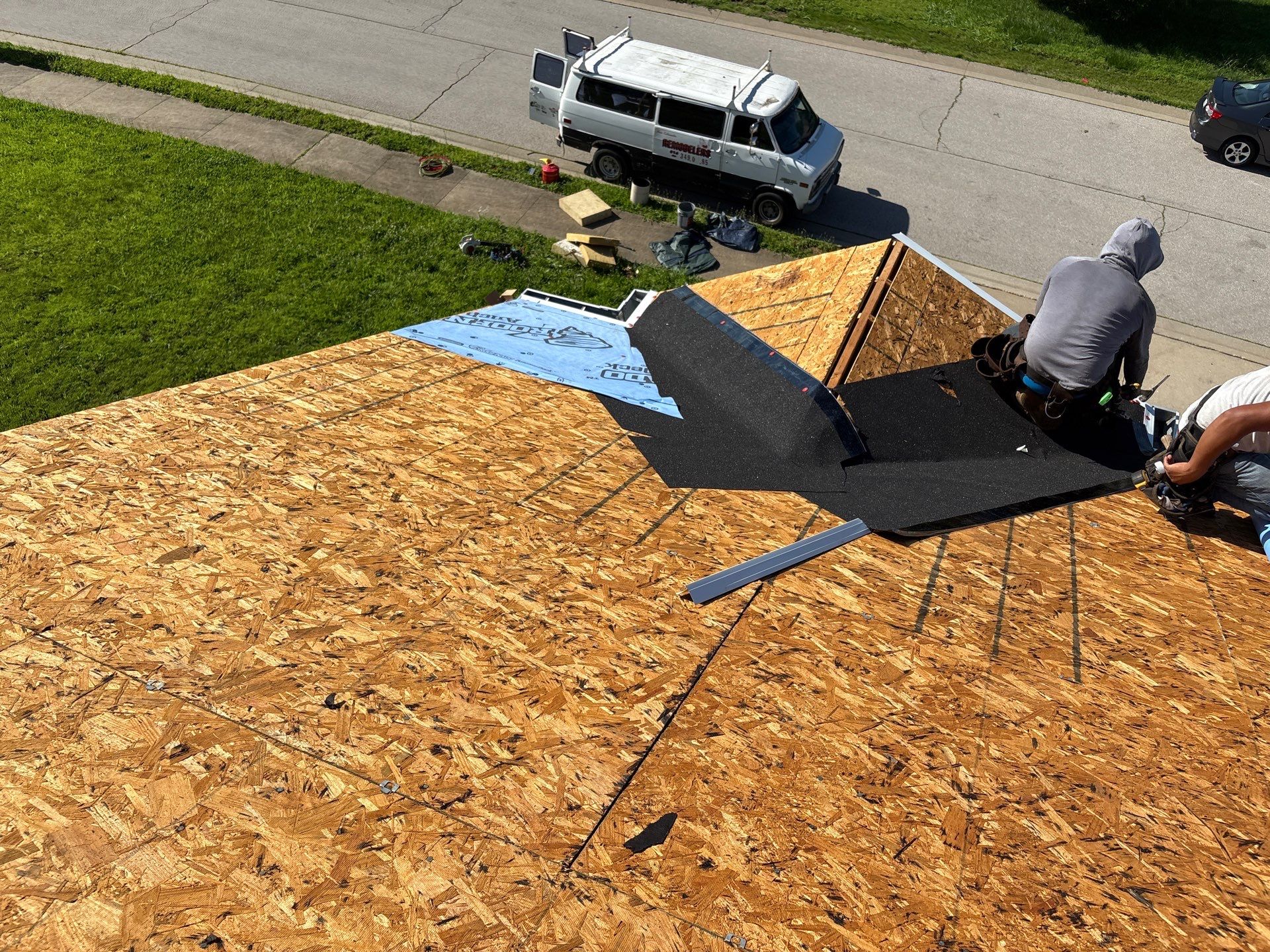 Residential Roofing + Gutter & Downspouts Install  by Titan Commercial & Residential Roofing 