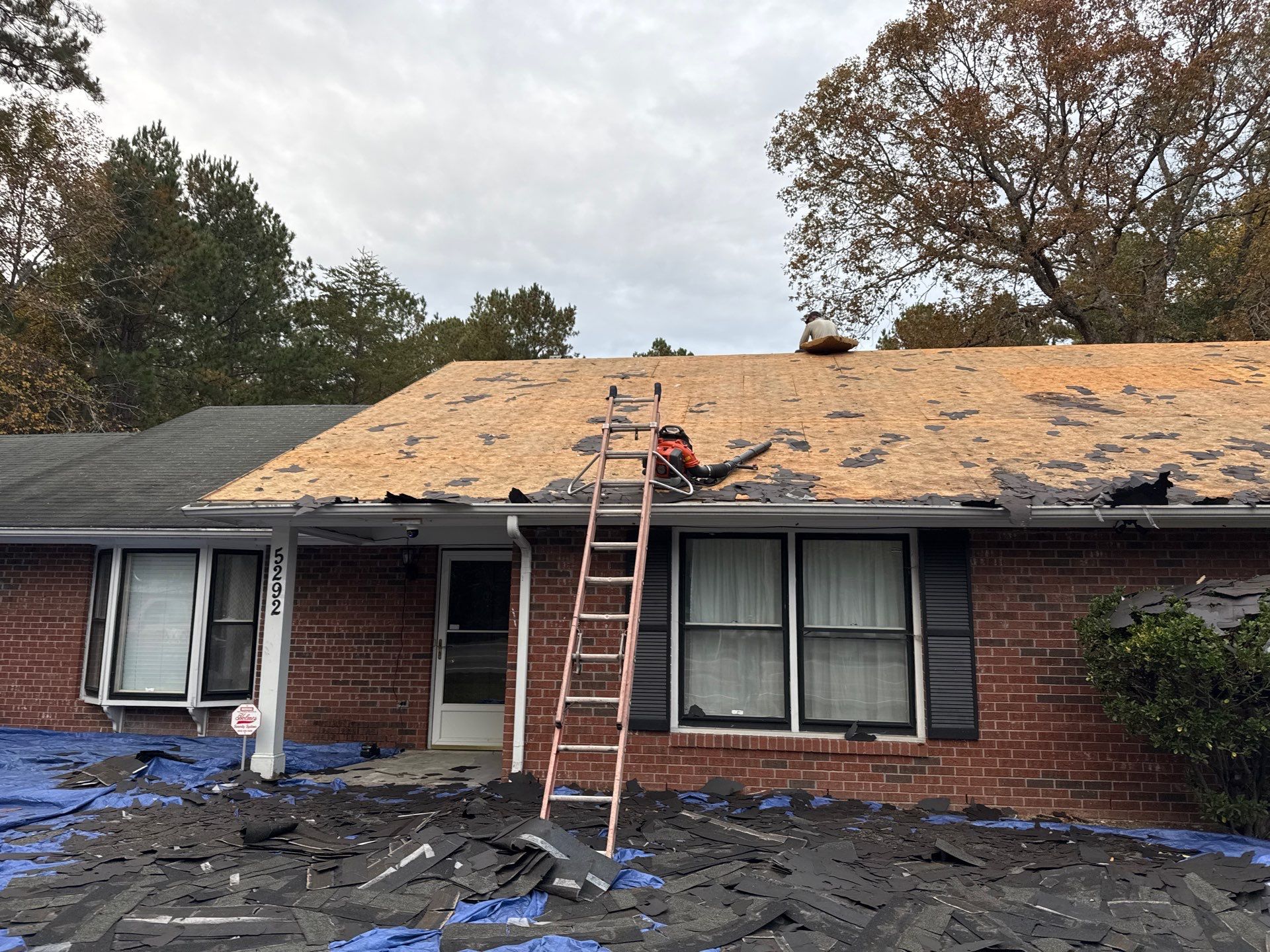 Residential Roofing Installation with Repairs  by Karcher Roofing & Construction