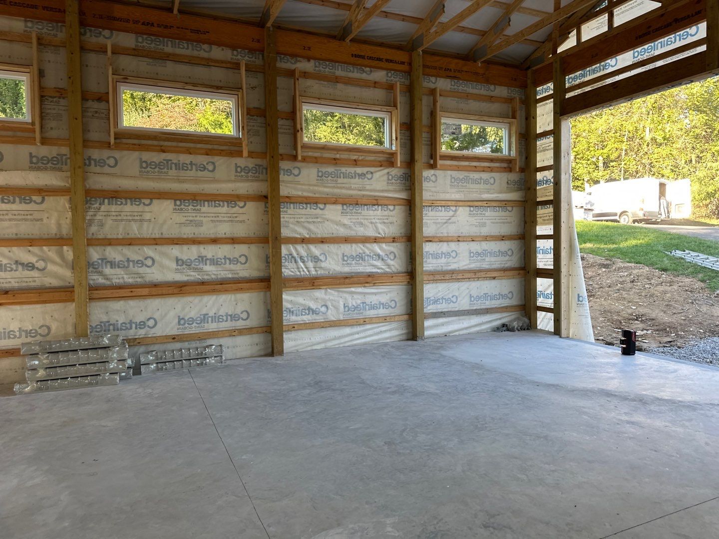 Large Garage Build by Bec Construction Llc