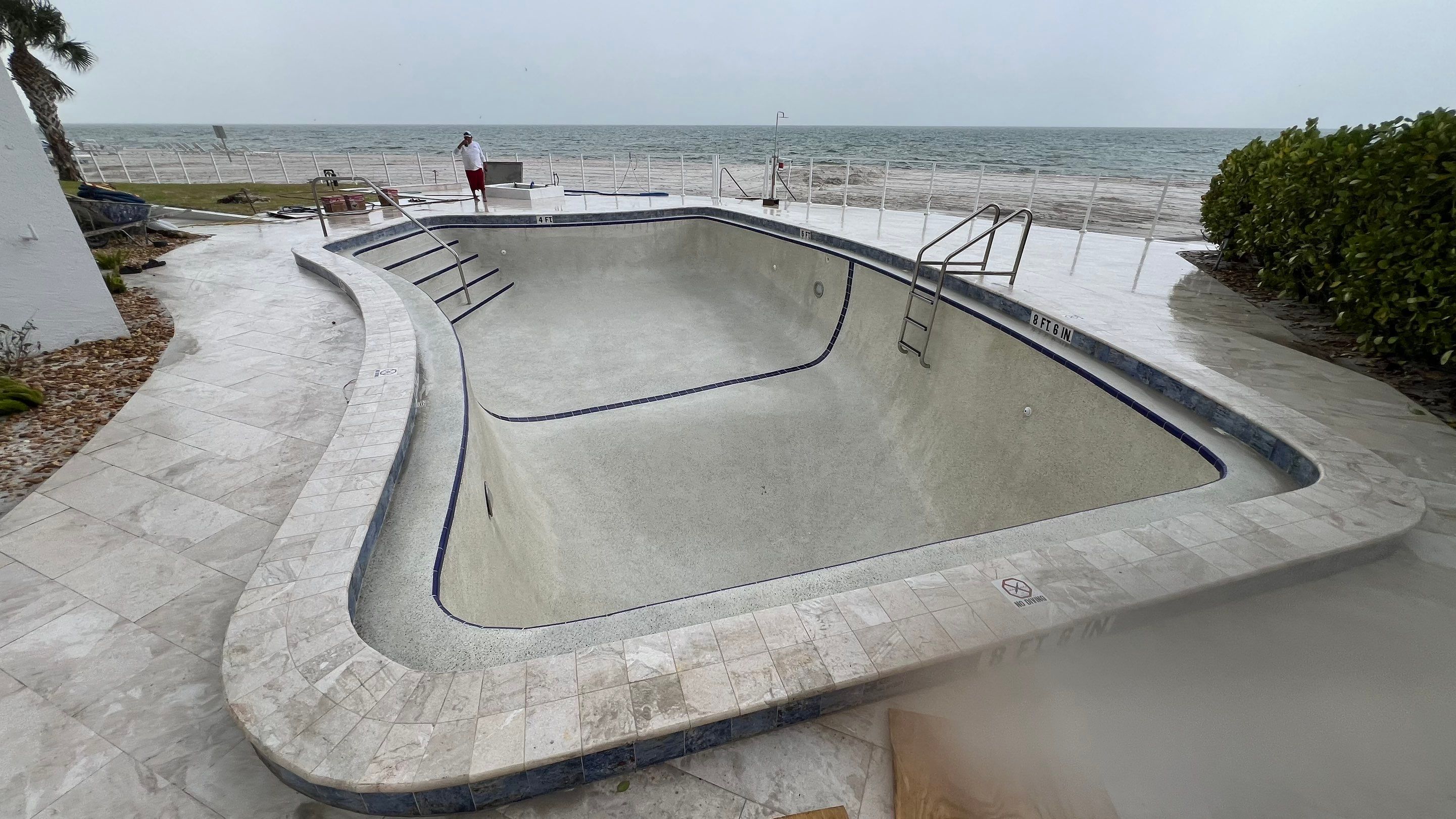 Naples Condo Pool Cleanout by APS Power & Water