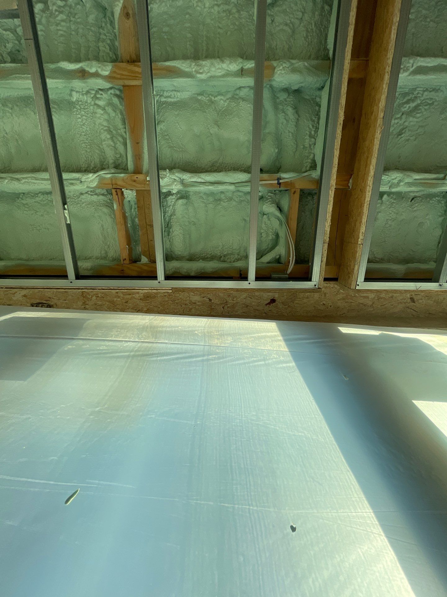 New Construction using Closed Cell Spray Foam by NYS Foam & Energy