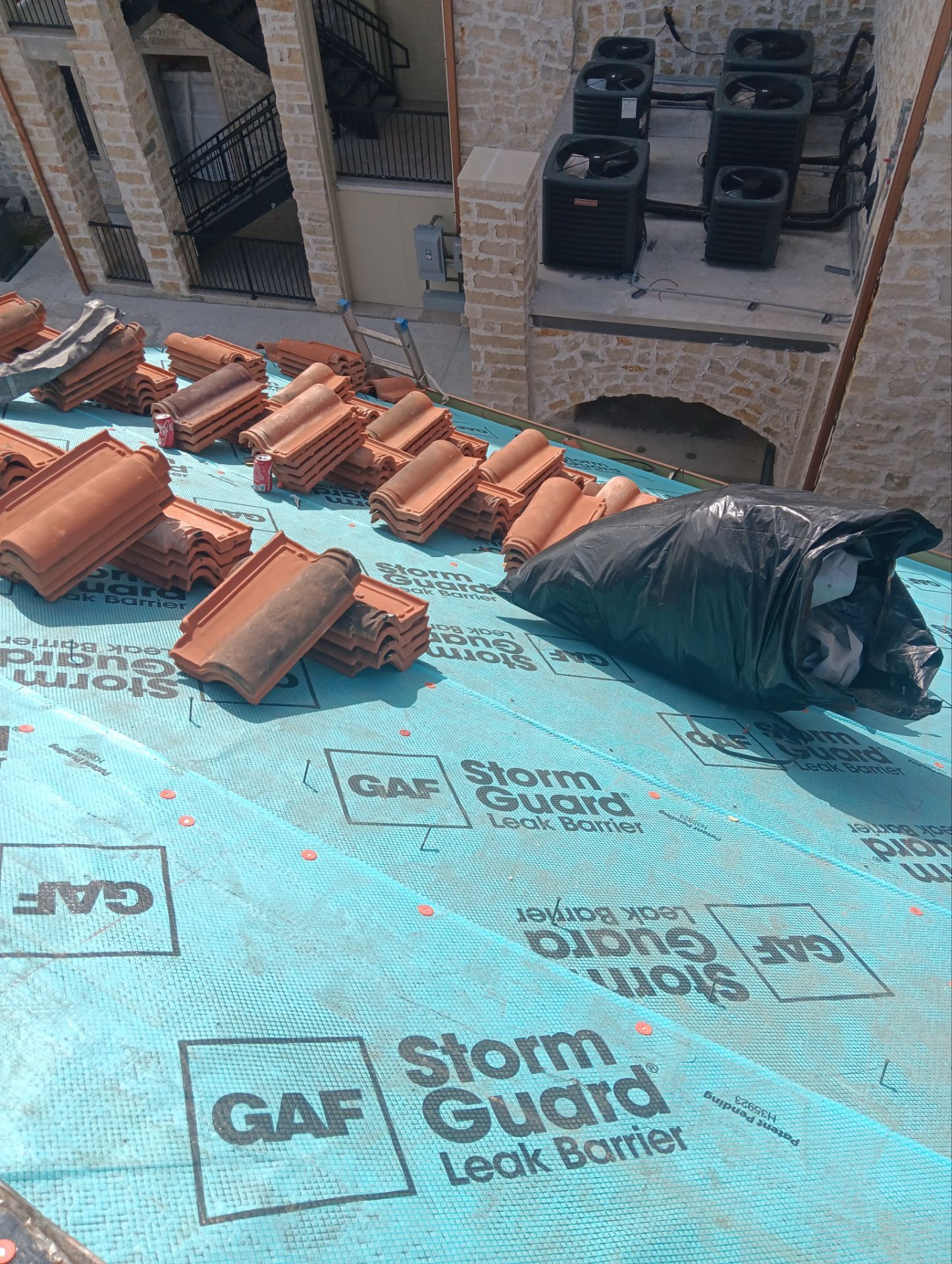 Residential Roofing Repair using tile by Roof Repair Company
