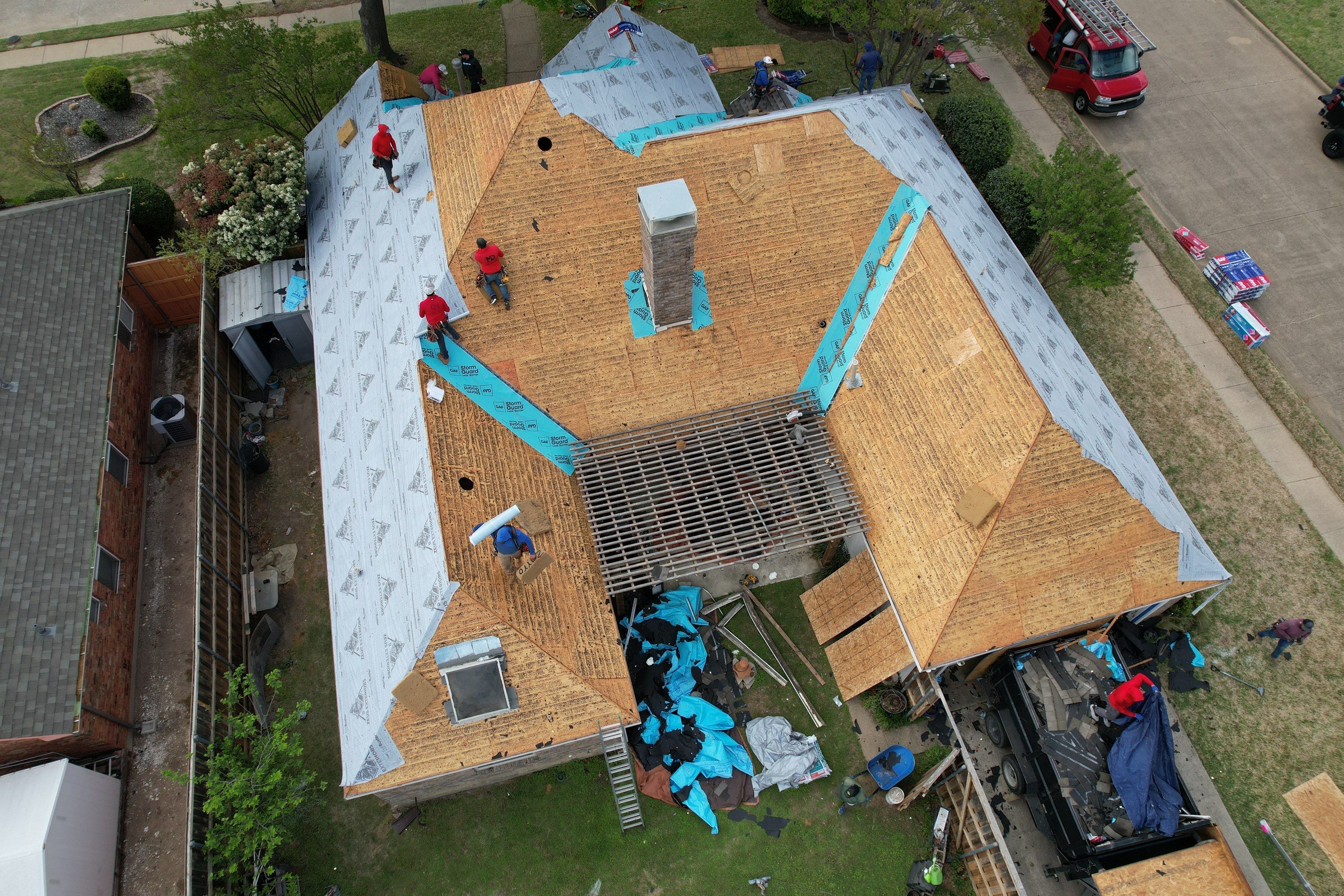 Project in Allen by Zeus Exteriors