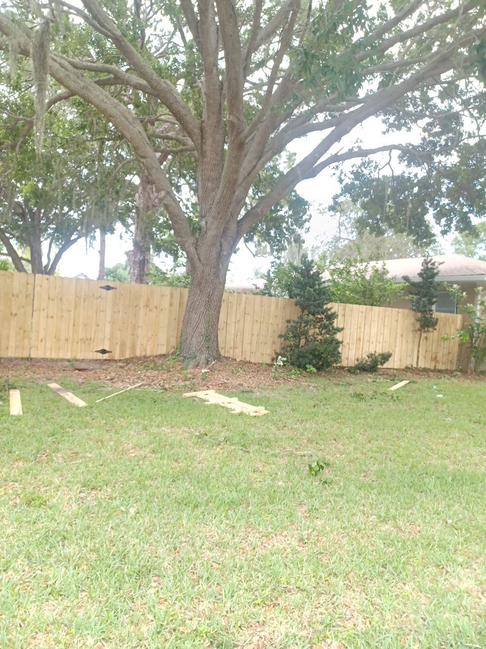 Sarasota, FL 6ft. Tall Treated Board on Board Wood Fence by Asap fence and gates, LLC