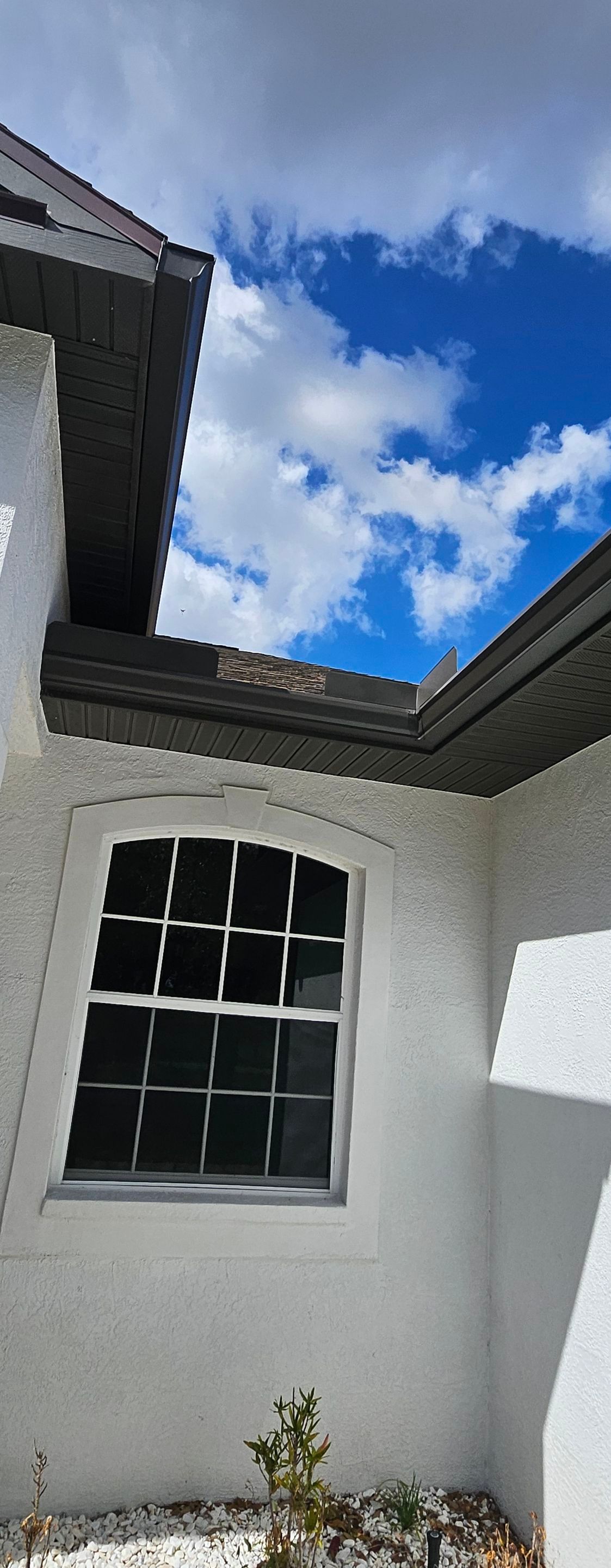 Gutter Guards Installation and New seamless gutters using Leaf Guard in Bradenton Fl by Gutter Professors