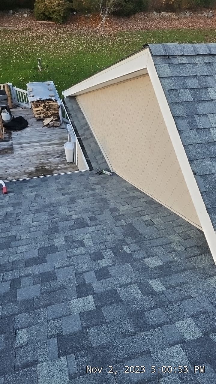 Residential Roofing Installation using Owens Corning TruDefinition Estate Gray by A Plus Exterior