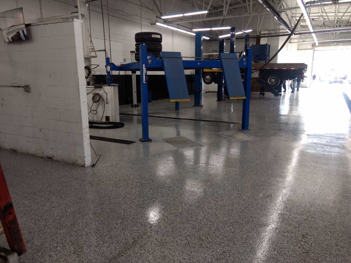 Commerical  using Domino by Fantastic Floors by Miller Custom Exteriors 