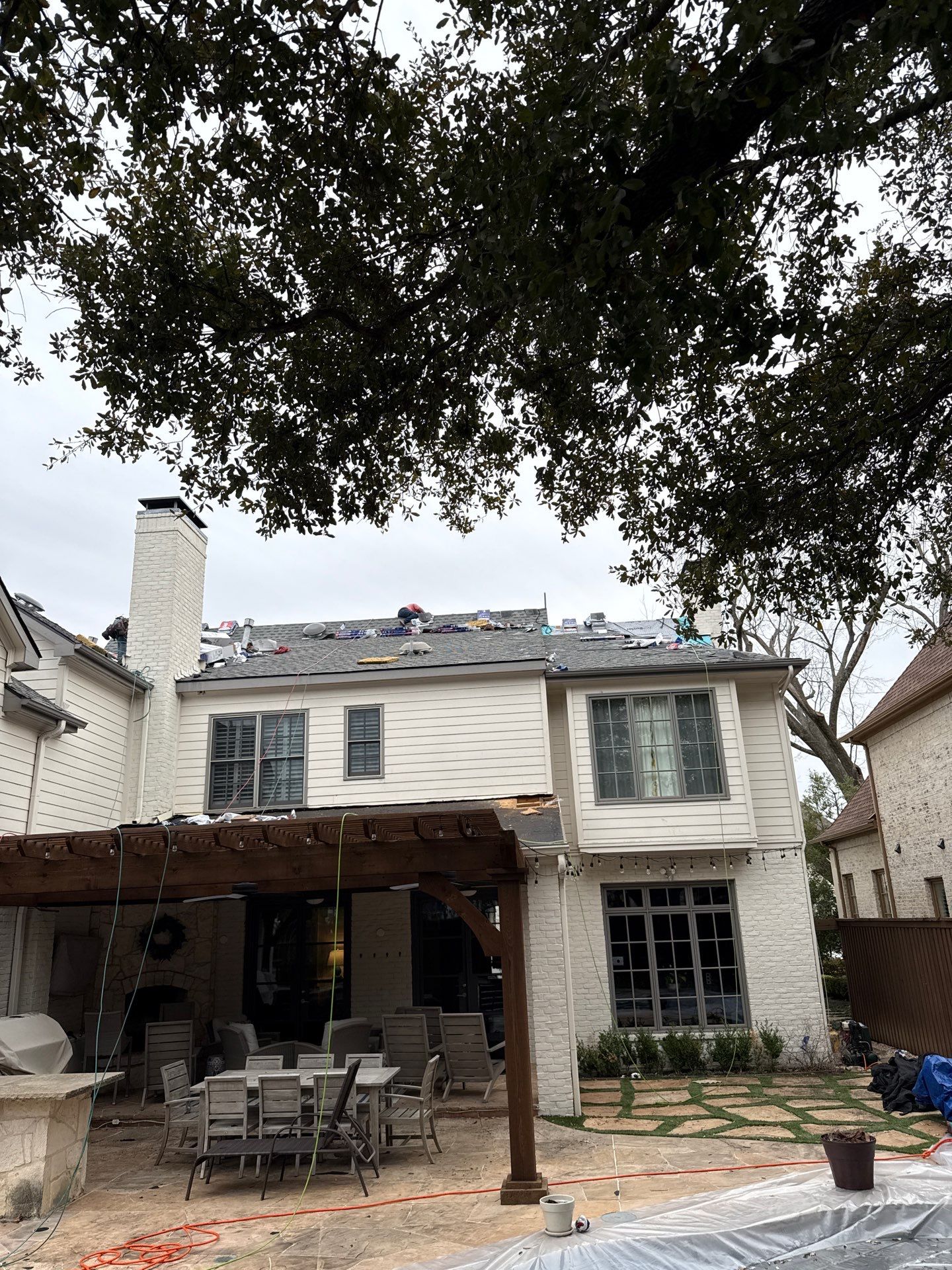 Project in Dallas by Zeus Exteriors