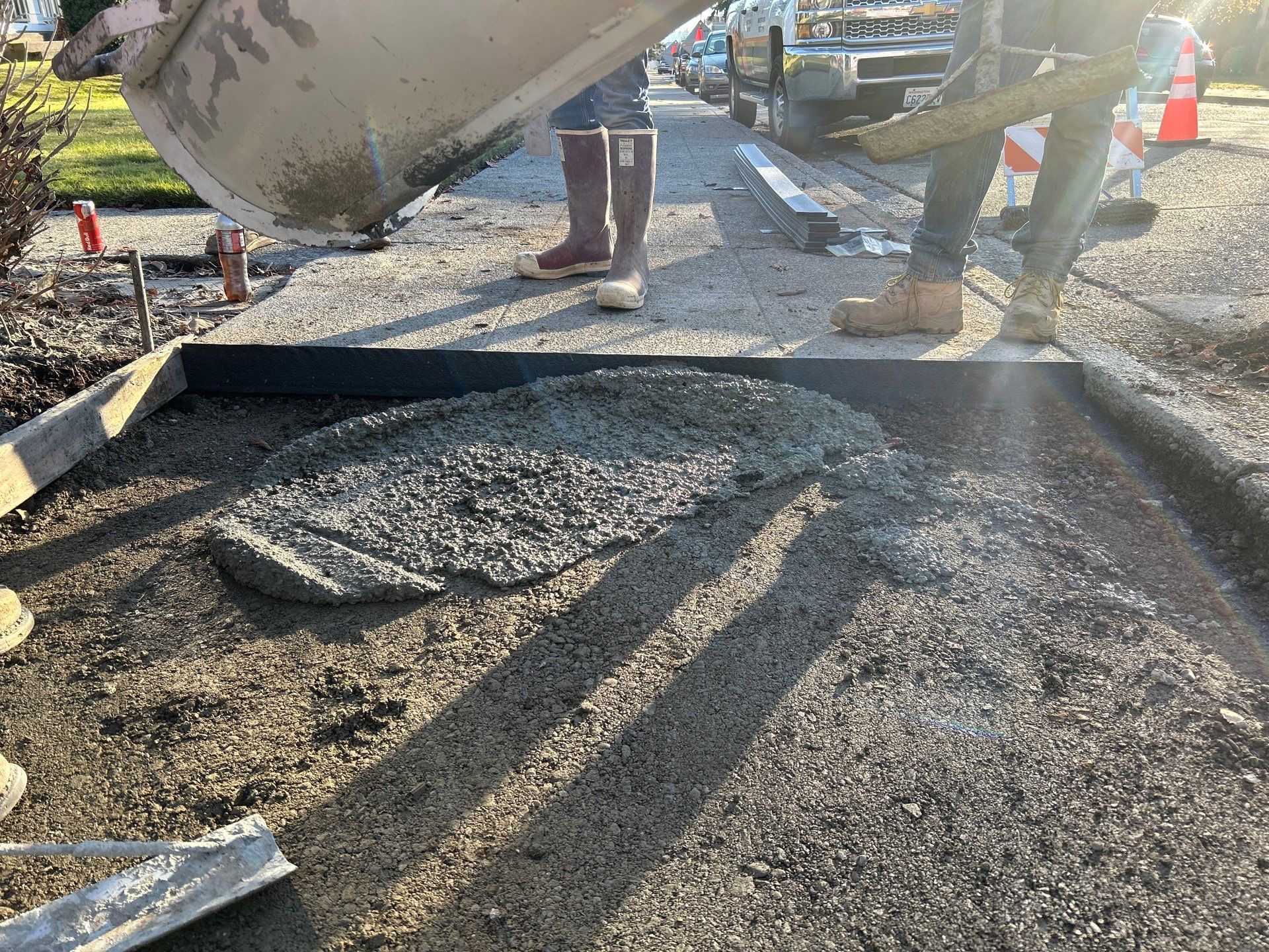 Opal Blue | Concrete Sidewalk by Jireh Asphalt & Concrete Inc 