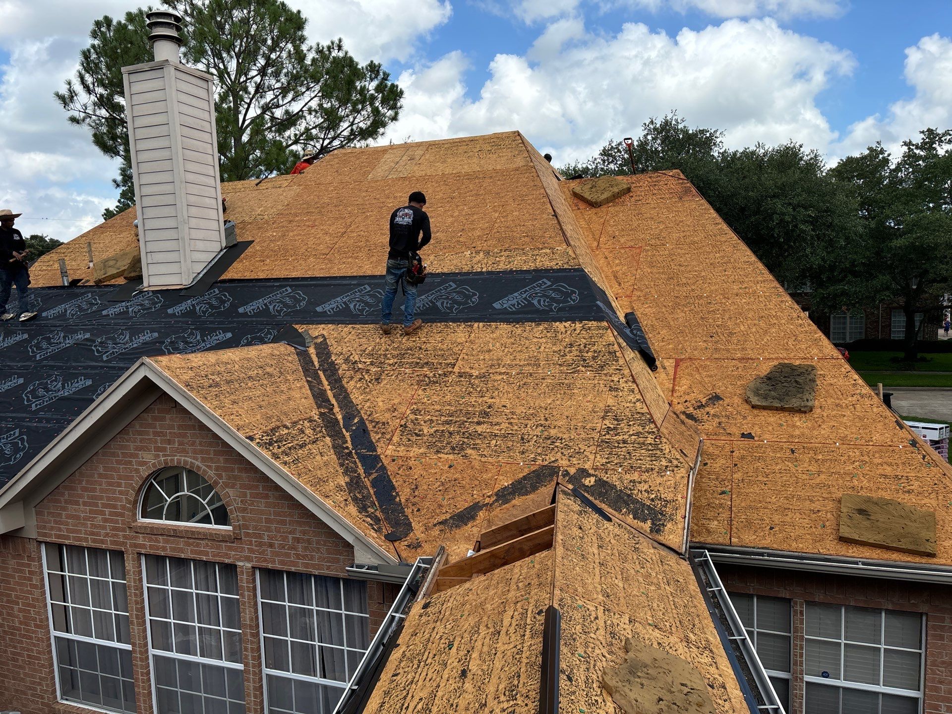 Residential Roofing Installation using Owen's Corning Duration (Lifetime) Shingles by Roof Repair Company