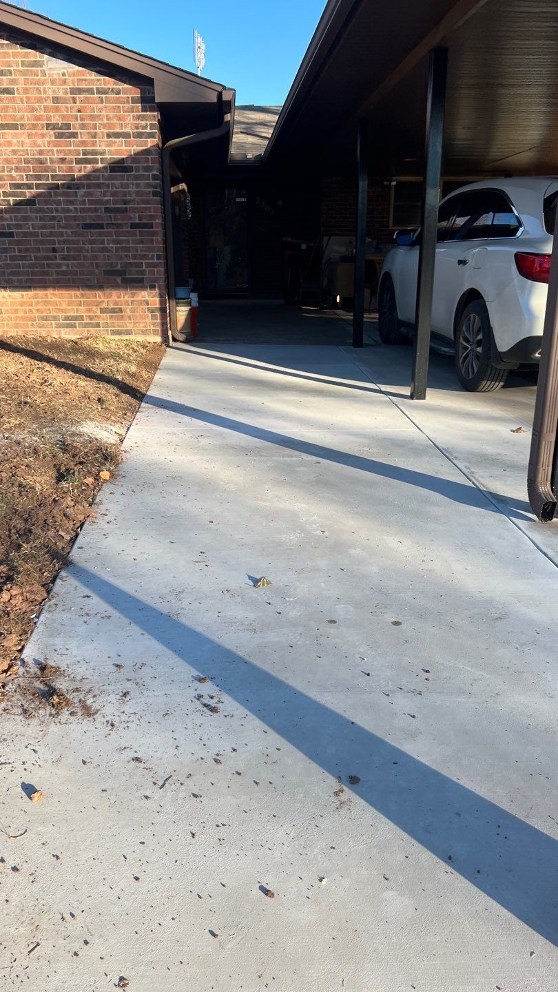 Fence , Concrete Pads , and Tree Removal by Clays Services Inc