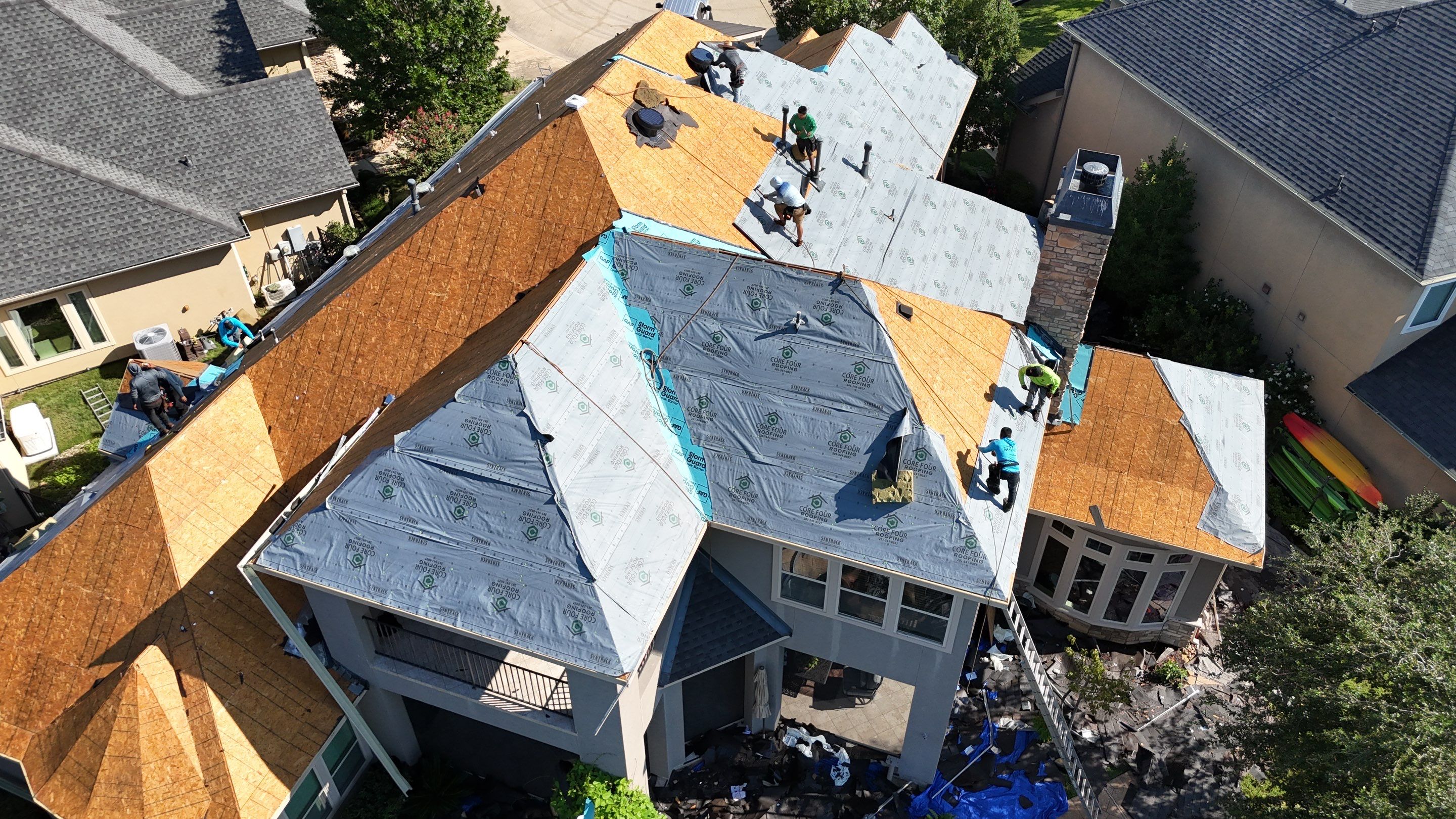GAF Timberline UHDZ Roof Installation by Core Four Roofing