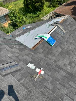 Turtle Shell gutter protection installation in Naperville, IL 60563, photograph 40