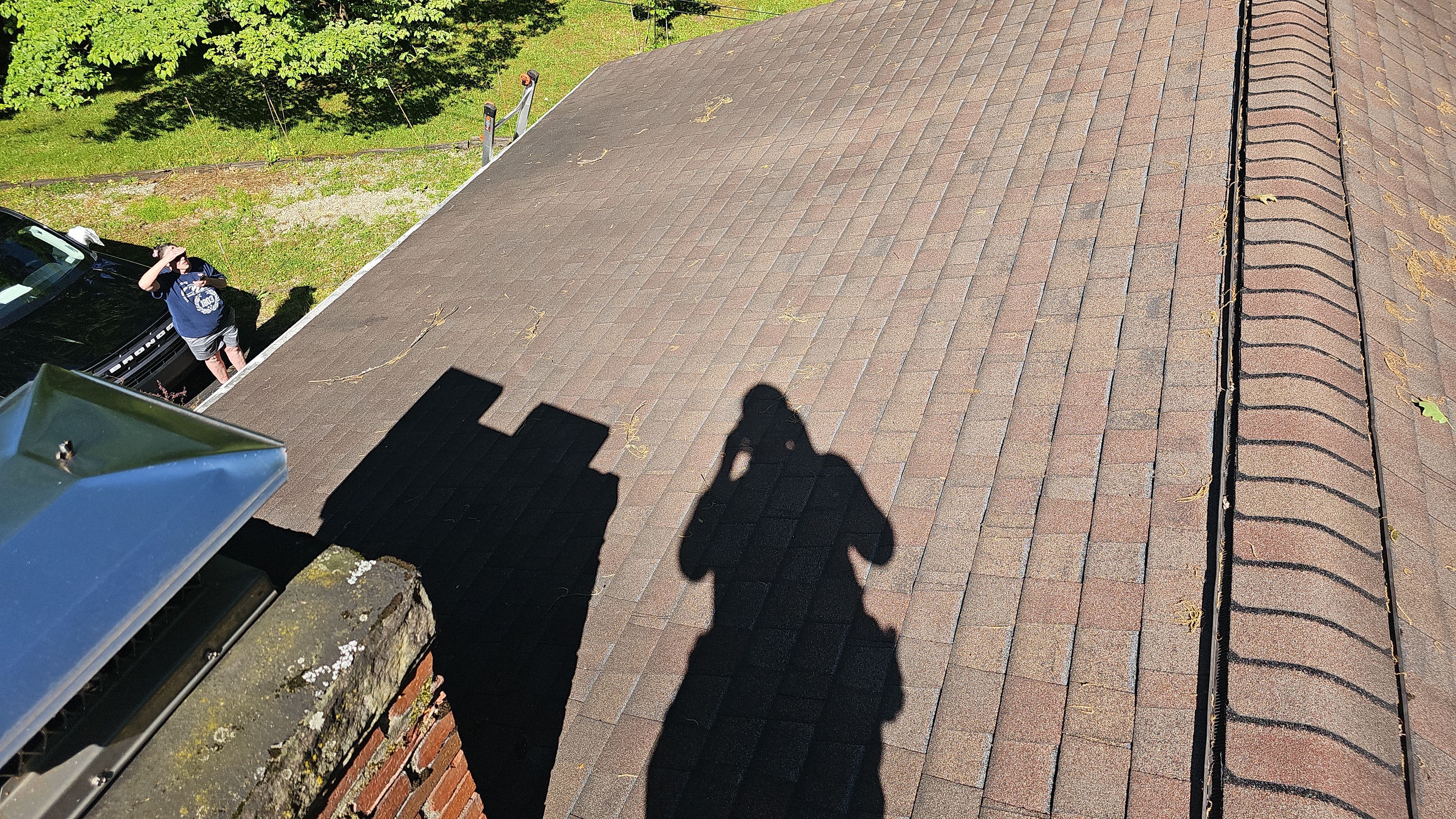 Atlas Pinnacle, Color, Woodland Green, Drip Edge, Color, White by Eagle Eye Roofing