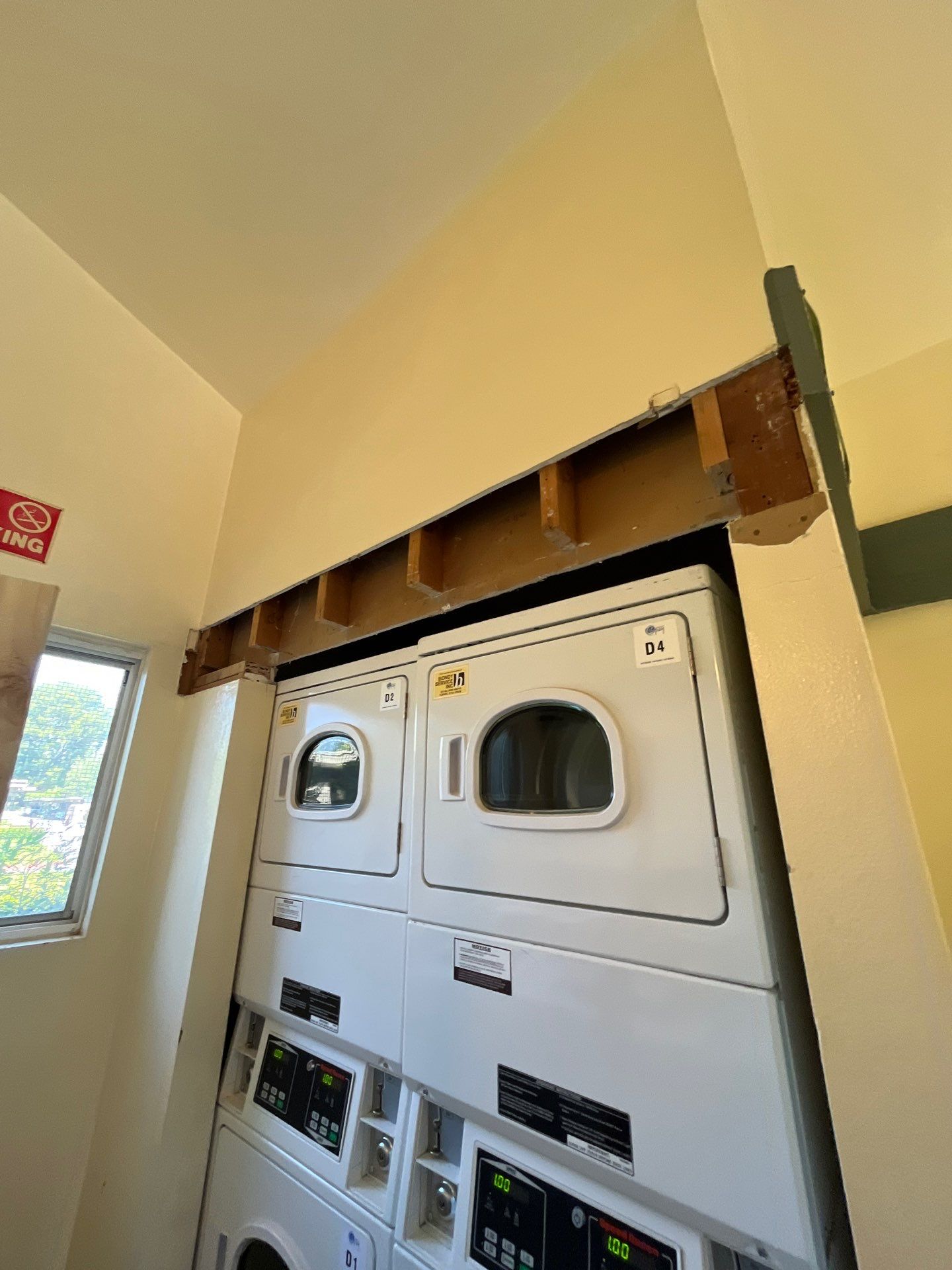 Laundry Room Water Restoration & Rebuild in Irvine by One Stop Source