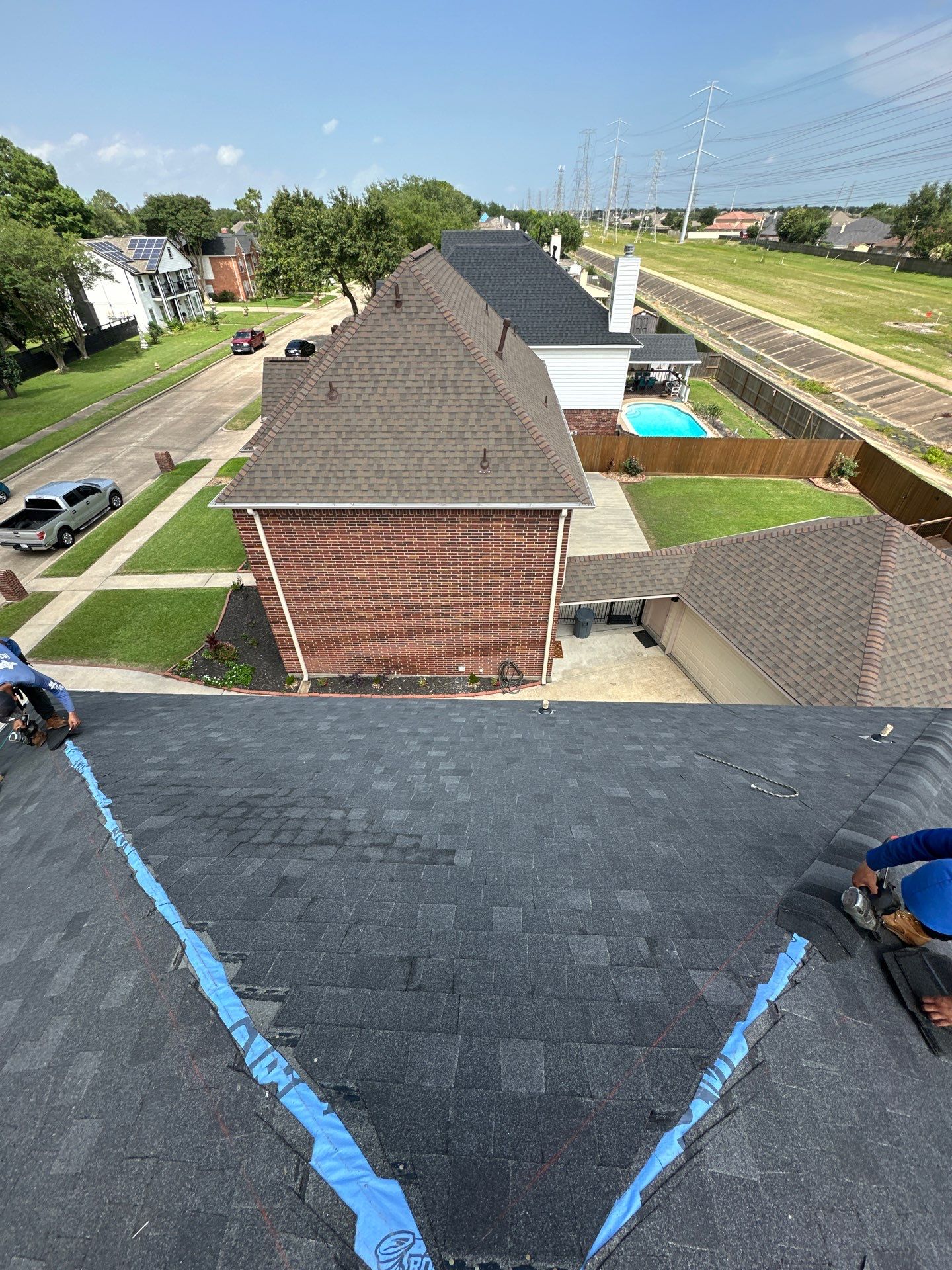 Project in Deer Park by Motion Roofing