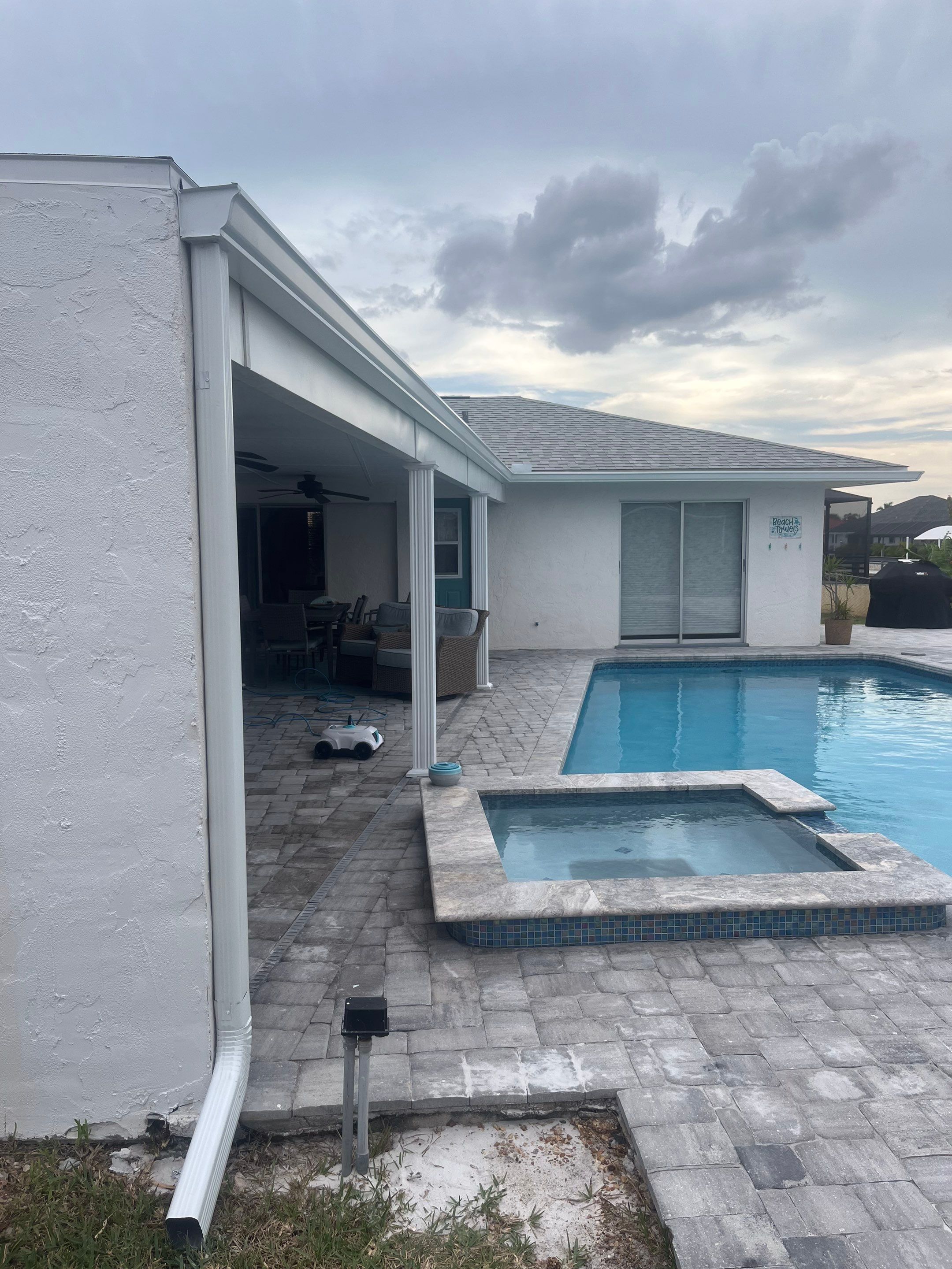 6-Inch K-Style Gutters Installed in Cape Coral FL by Gutter Professors