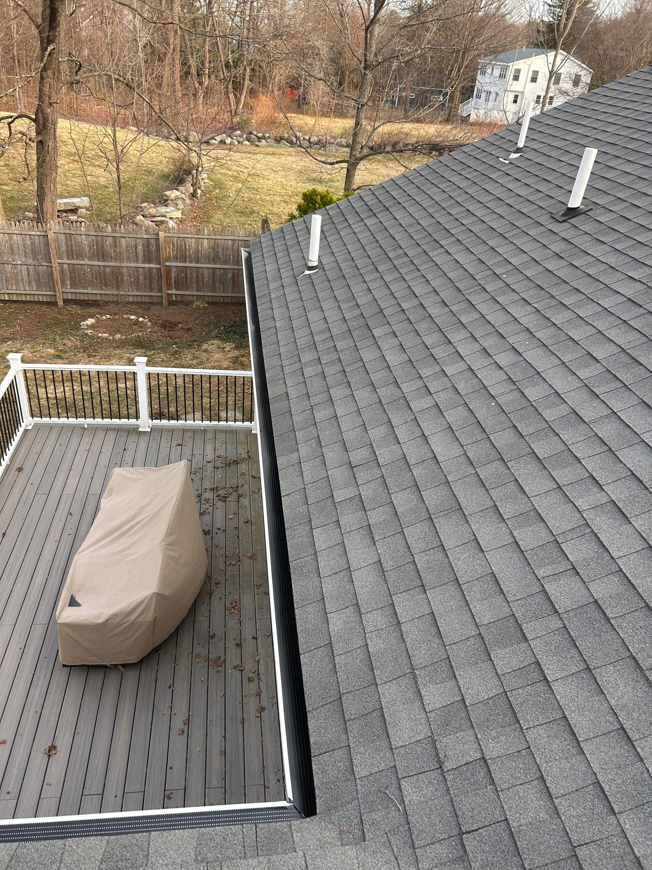 Roof-to-Wall Transition Repair & Alu-Rex Double Pro Gutter Guards in Westford, MA – Leak Fix & Drainage Upgrade by Mighty Dog Roofing of Greater Middlesex County