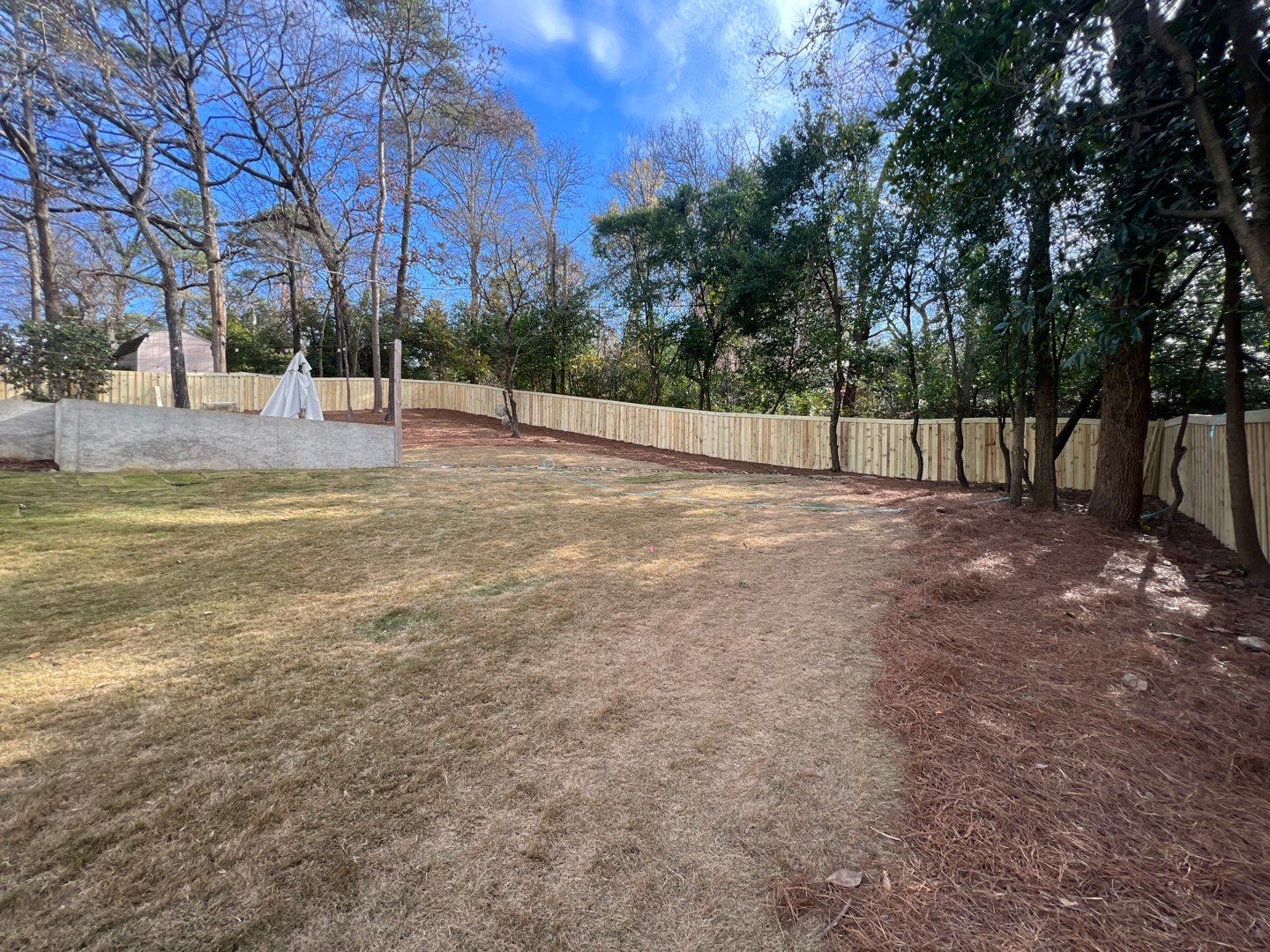 Crestline - Board on Board Fence by Pillar and Pine