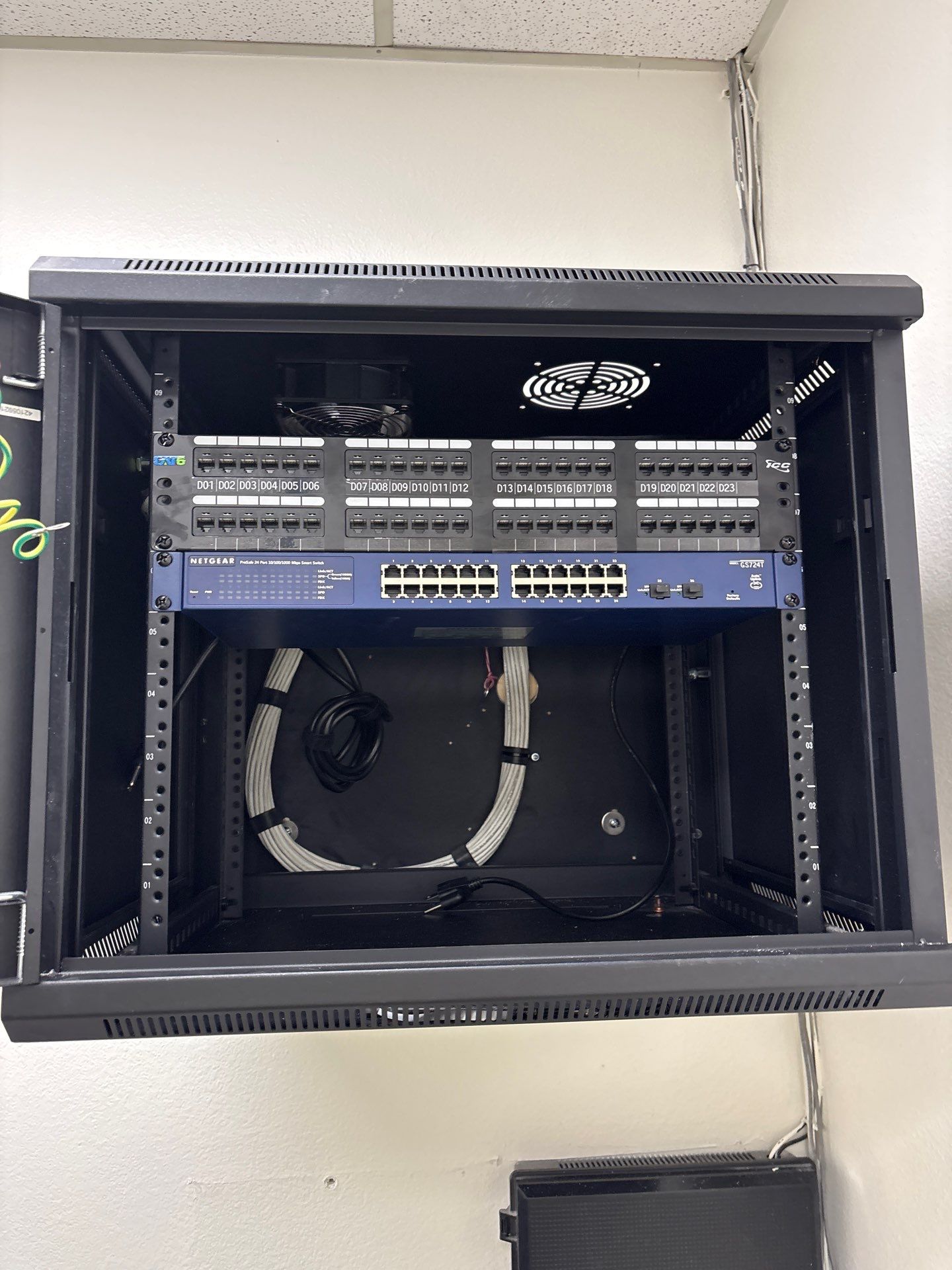 Commercial Office and Laboratory Structured Cabling in Rancho Cucamonga by Ring and Ping Inc.