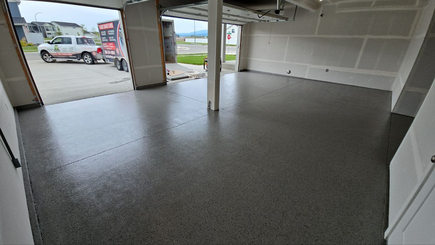 Garage Transformation using Denali Hybrid by Croc Coatings, LLC