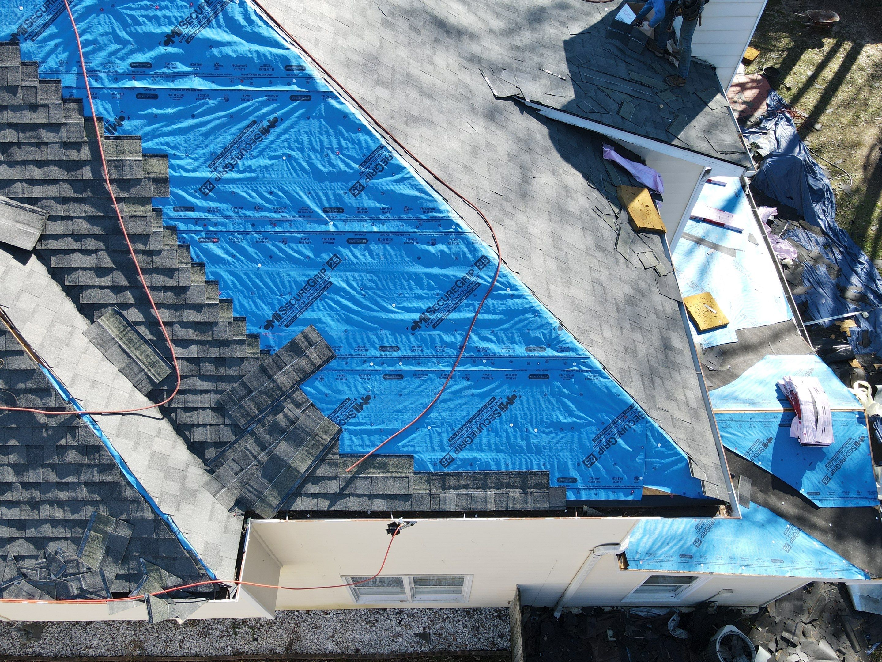 Residential Roofing Installation using Owens Corning by Inspector Roofing and Restoration