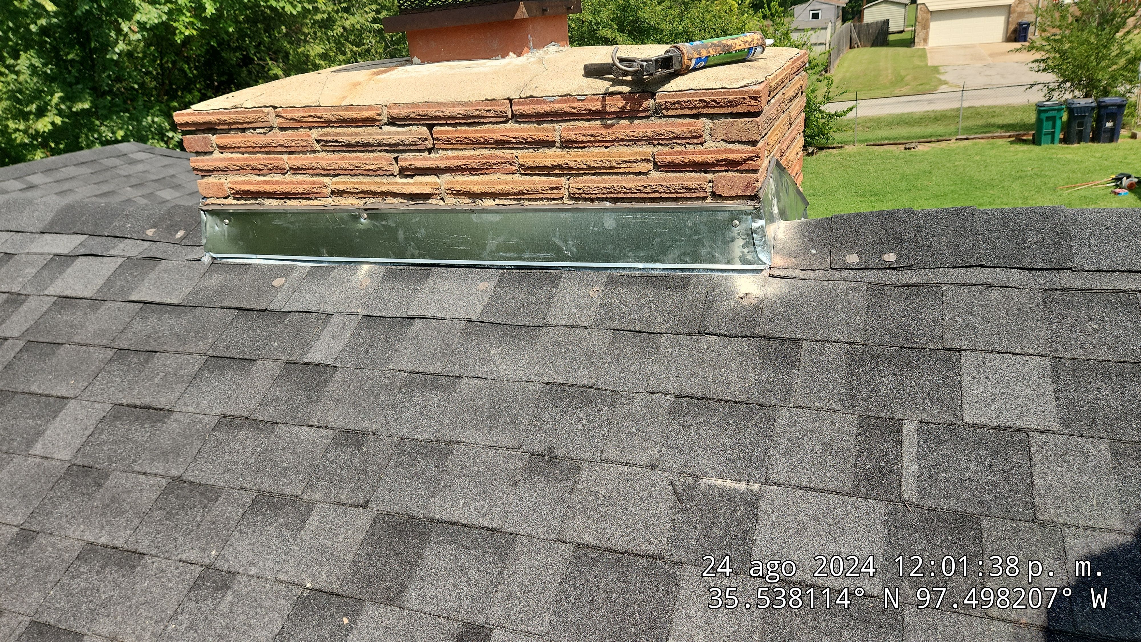 Reroof using IKO Granite Black by Castillo Roofing