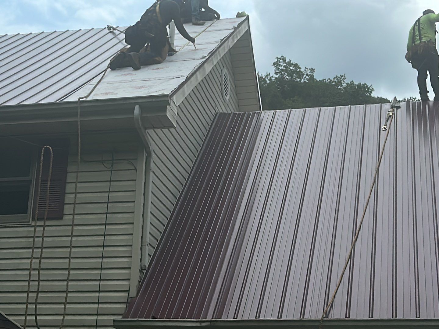 Residential Roofing Installation using Metal by Mr. Roofer