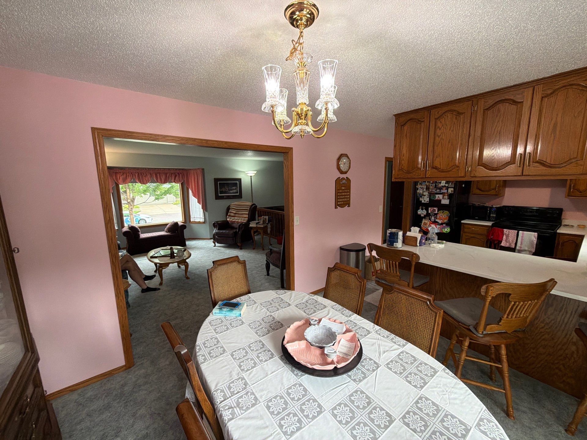 Interior Kitchen and Dining Room Painting Refresh in Sioux Falls by Select Painting, Coatings & Garage Cabinets