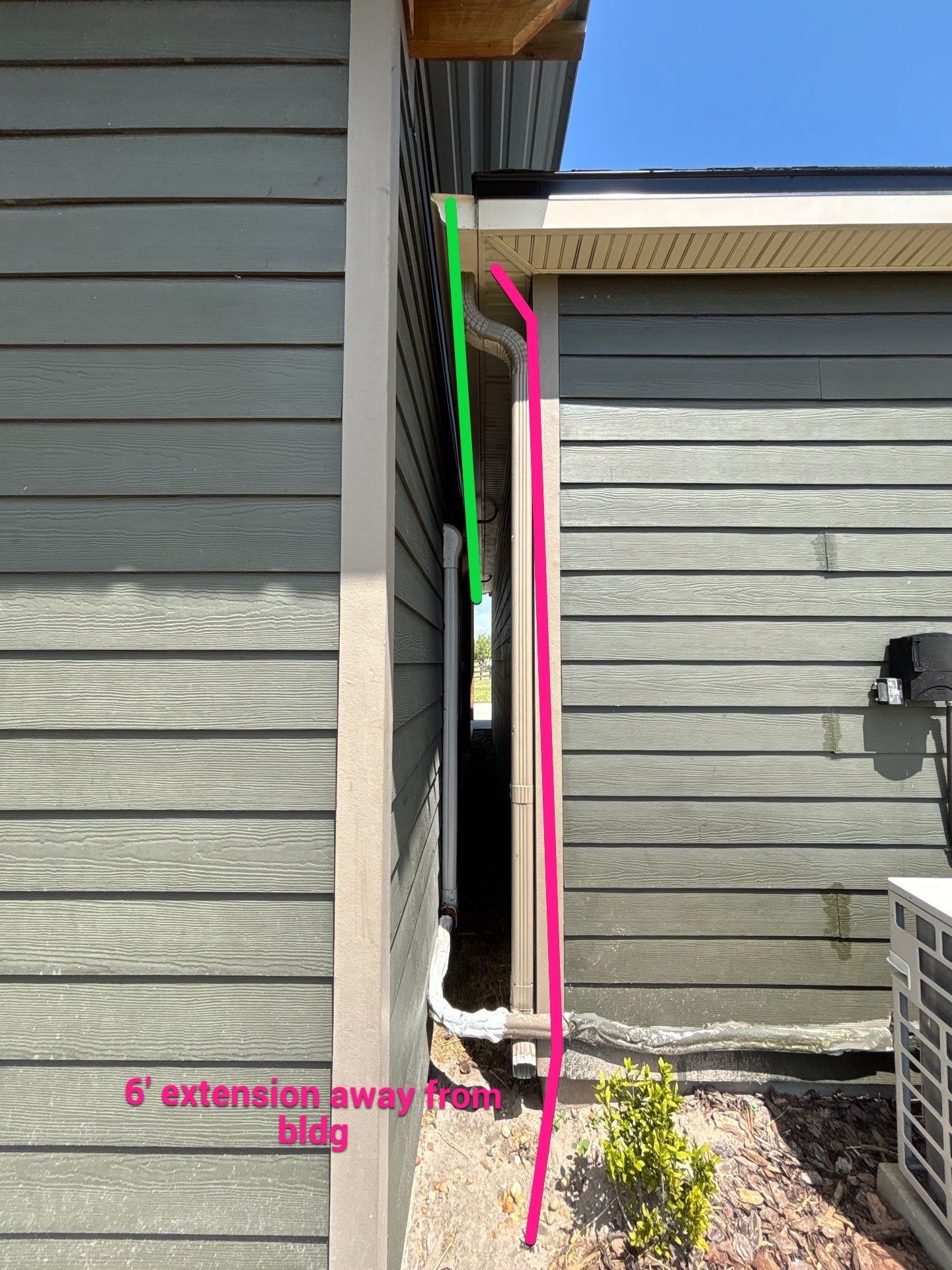  7-inch White seamless gutters and downspouts in Myakka City FL by Gutter Professors