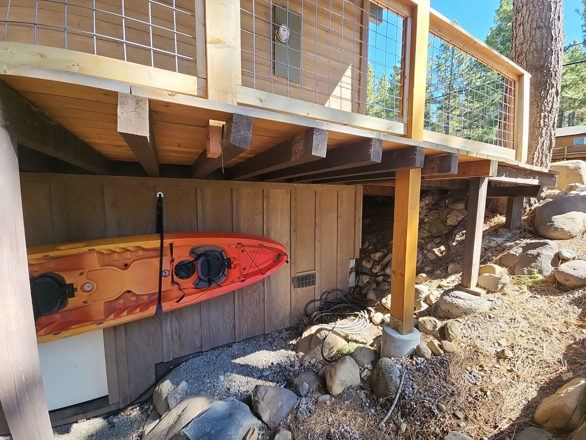 Gas Meter Shed/Walkway Remediation by The Tahoe Tradesman