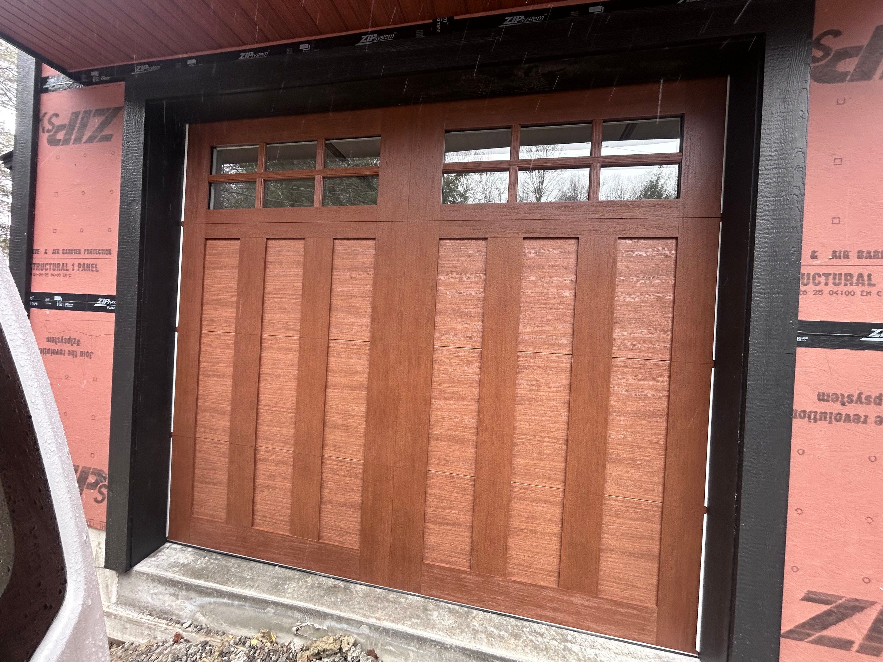 Door Installation using Clopay Canyon Ridge Garage Doors by Keene Door
