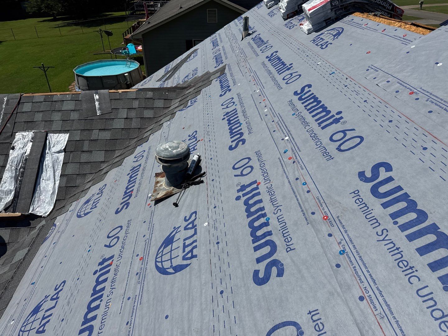 Project in Cartersville by Aultman Roofing