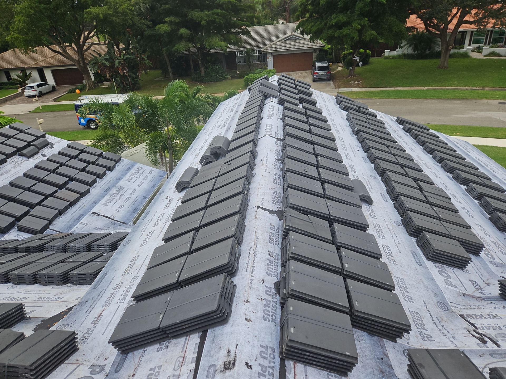 Residential Roofing Installation using WestLake Roofing Tile by BLUES BROTHERS ROOFING