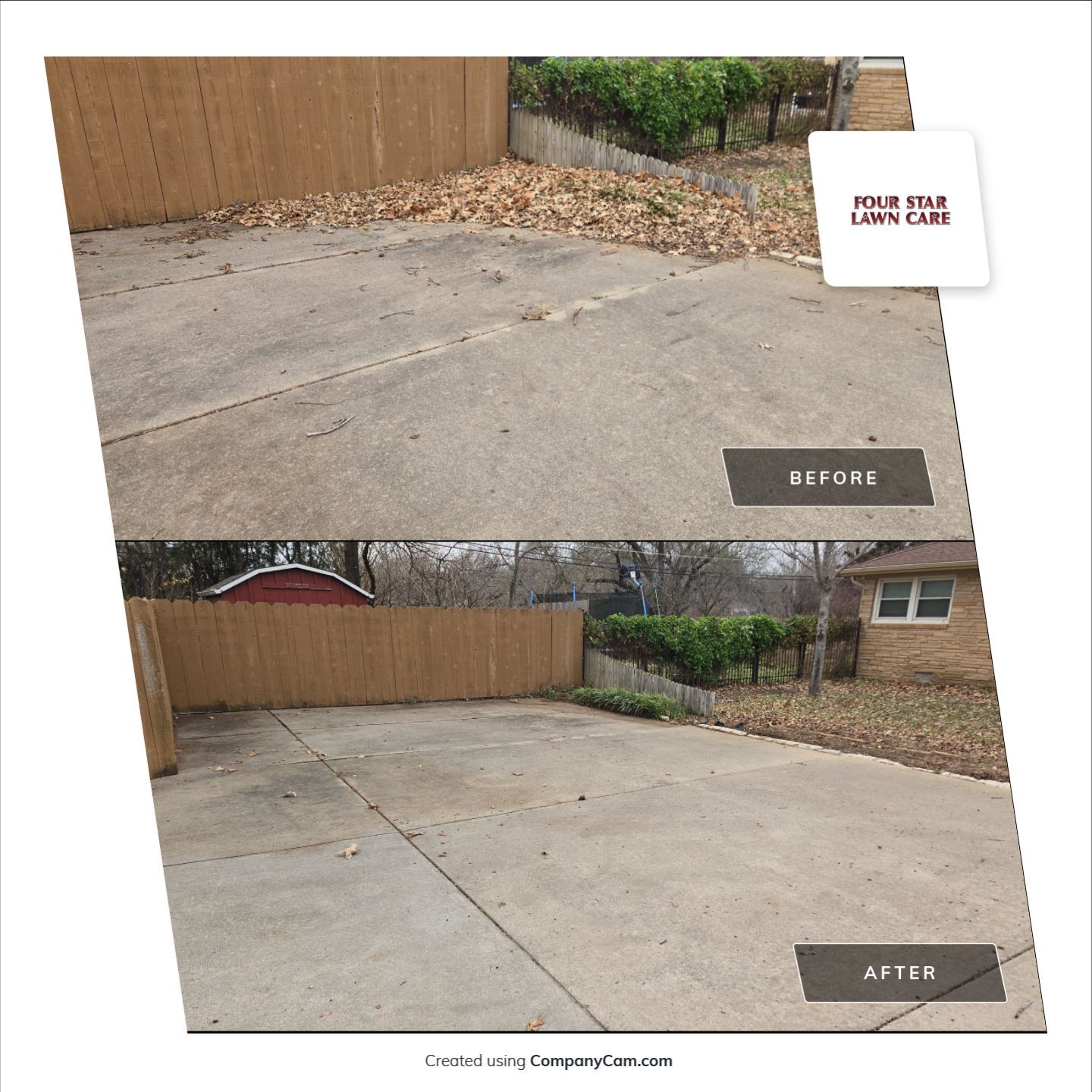 Project in Wichita by Four Star Lawn Care