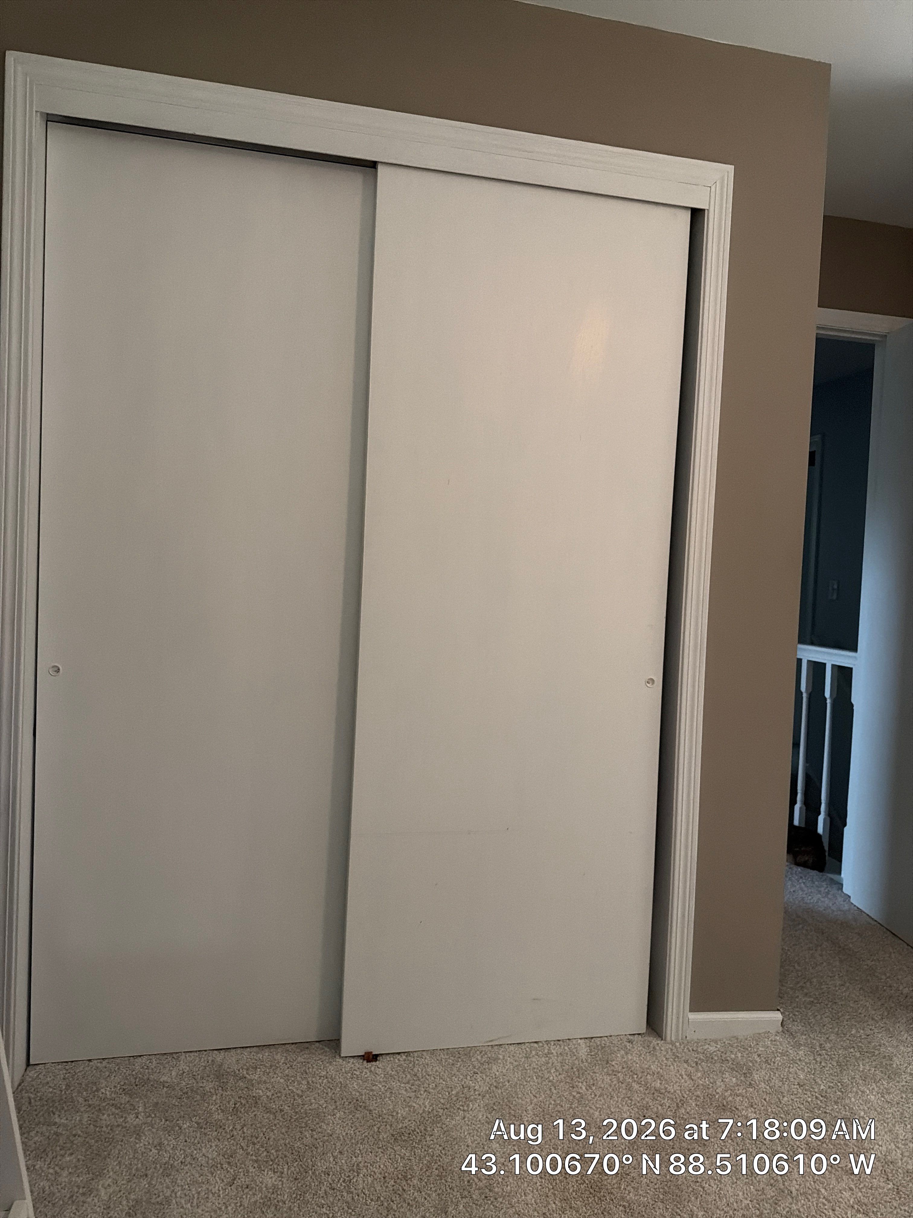 Interior Closet Door Replacement and Trim Installation in Oconomowoc by CompanyCam Sales Demo