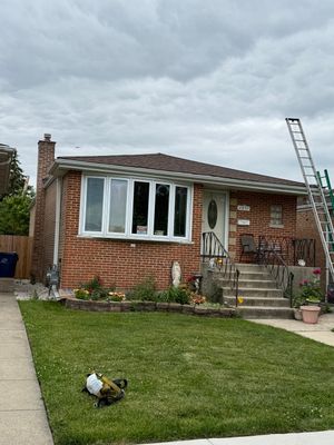 Roof replacement by wind damage