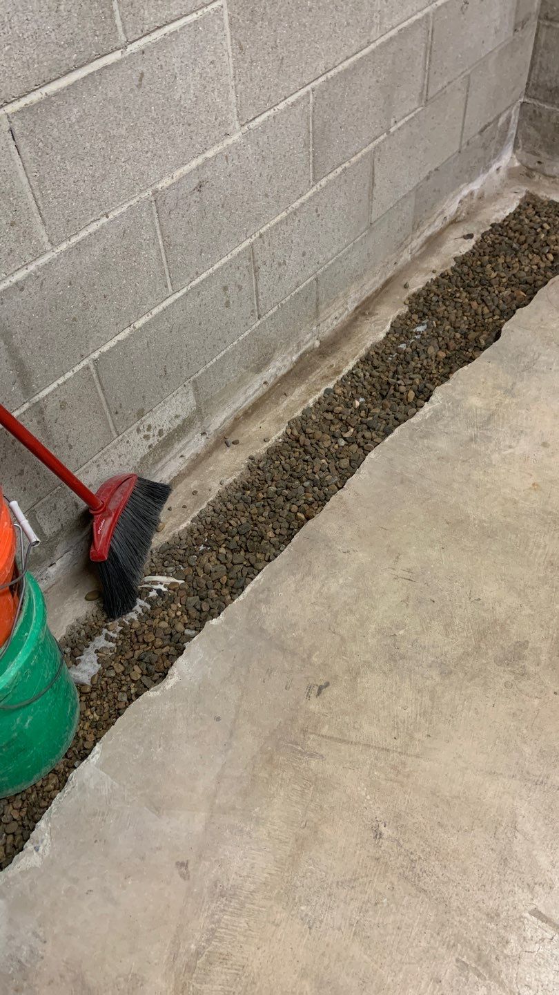 Drain tile in Brooklyn Center by Waterproofing Northeast