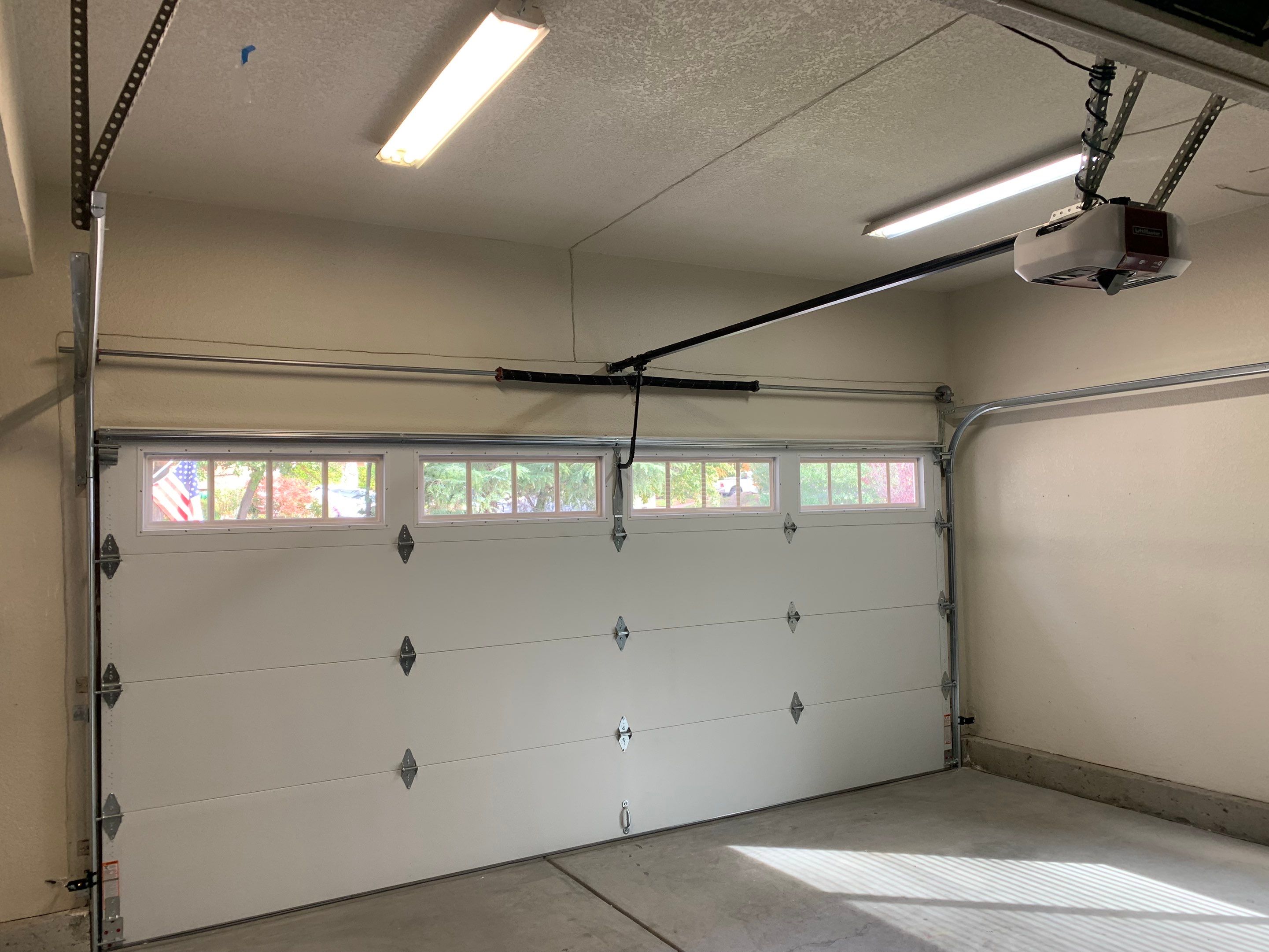 Garage Door Install using CHI Shaker Panel by Barton Overhead Door