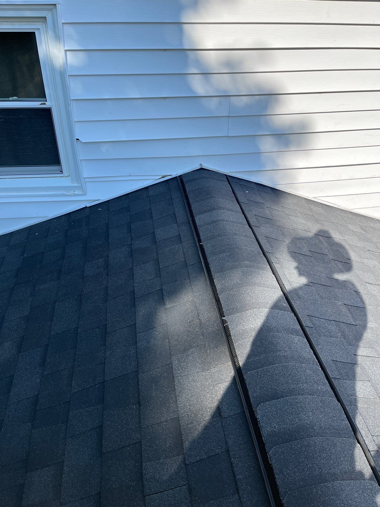 Burke: Residential Roof Installation with CertainTeed Landmark Pro Designer Shingles in Max Def Charcoal Black by RM Banning, Inc.