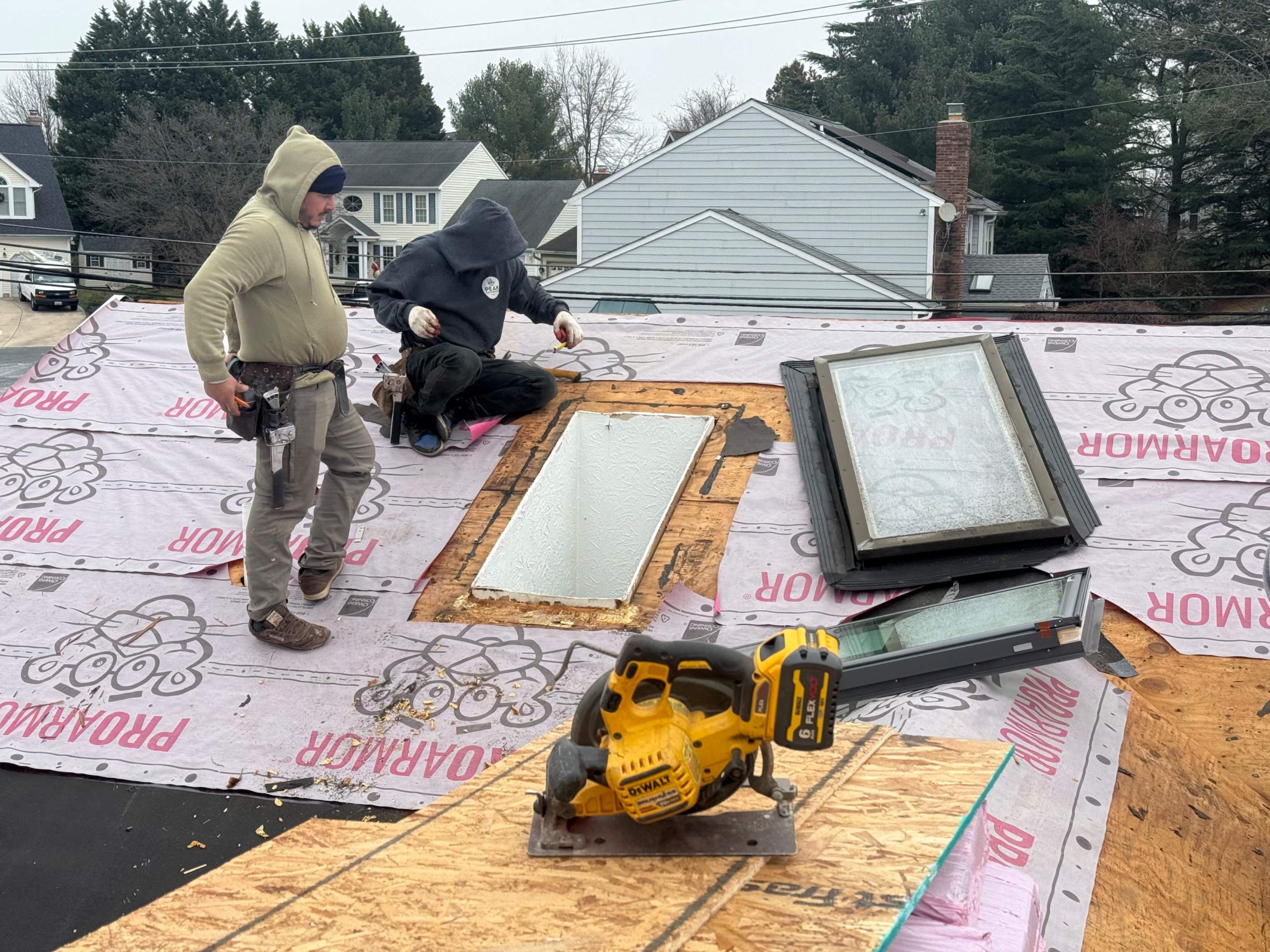 Residential Roofing Installation using Owens Corning TruDefinition Duration by Matter Construction, LLC