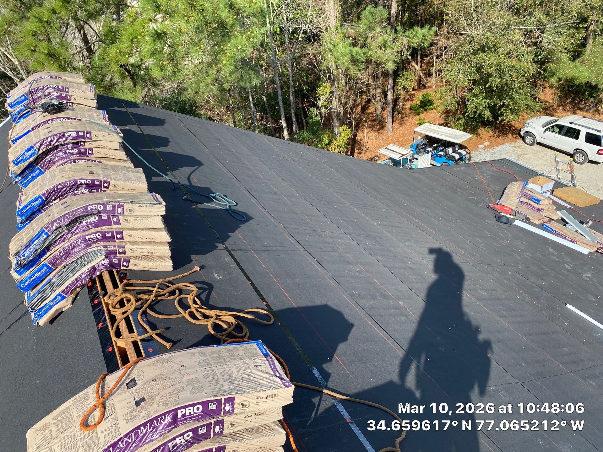 Fortified Roof Replacement using Landmark Pro Colonial Slate by RGR Construction and Roofing, LLC