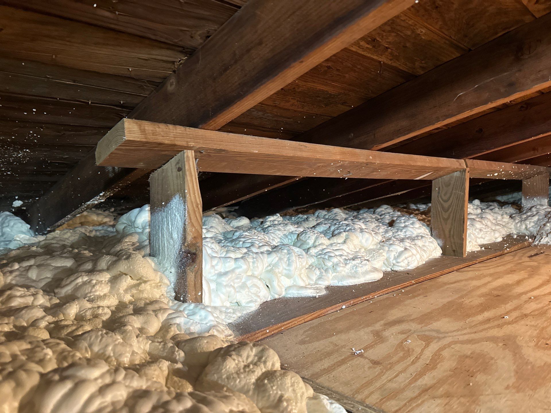 Open Cell to an Attic Flat by NYS Foam & Energy