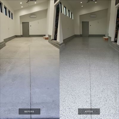 Tidal Wave Garage Floor Coating using Polyaspartic